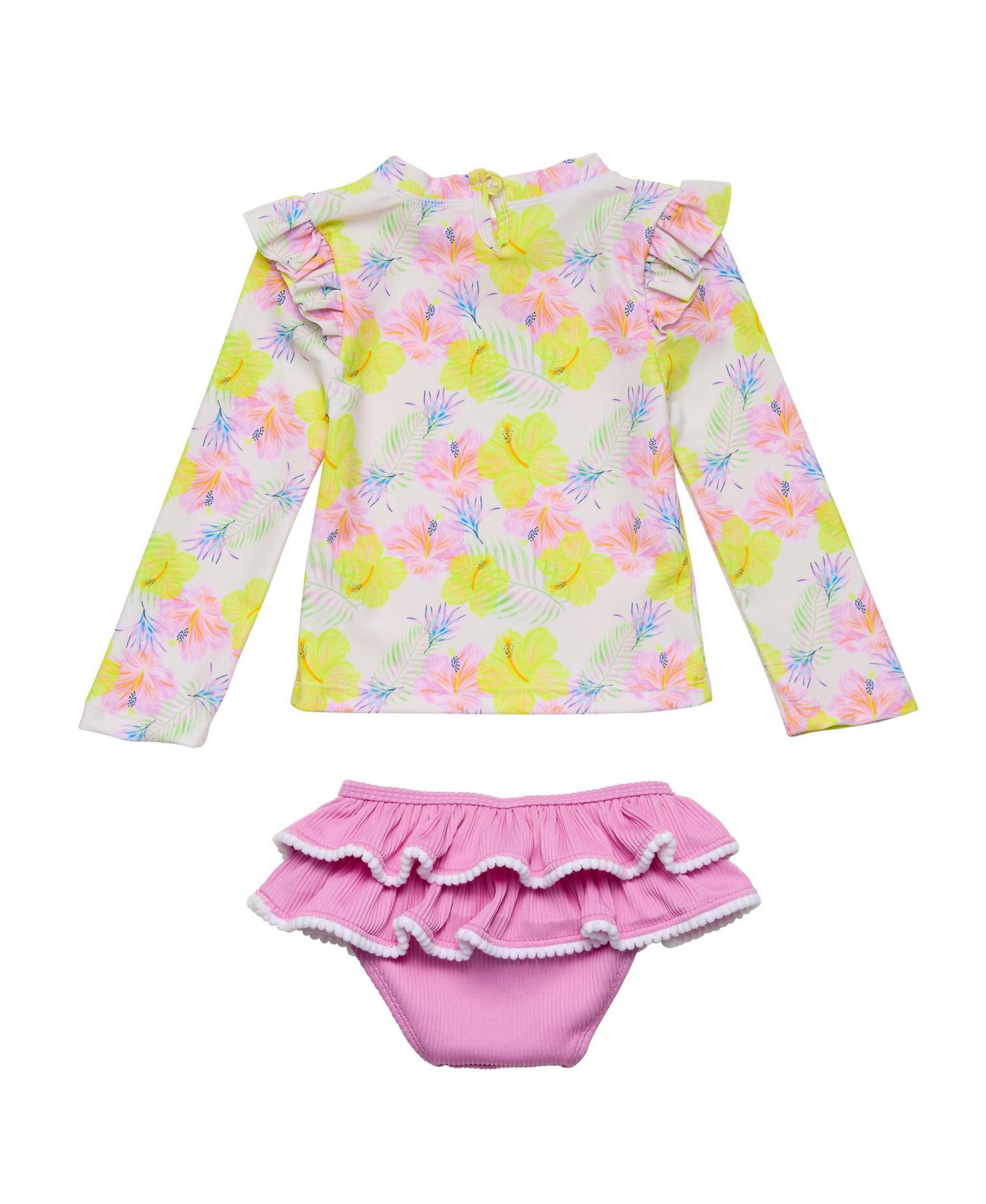 Girls' Aloha Vacay Recycled Ruffle Set - Baby — Image 4