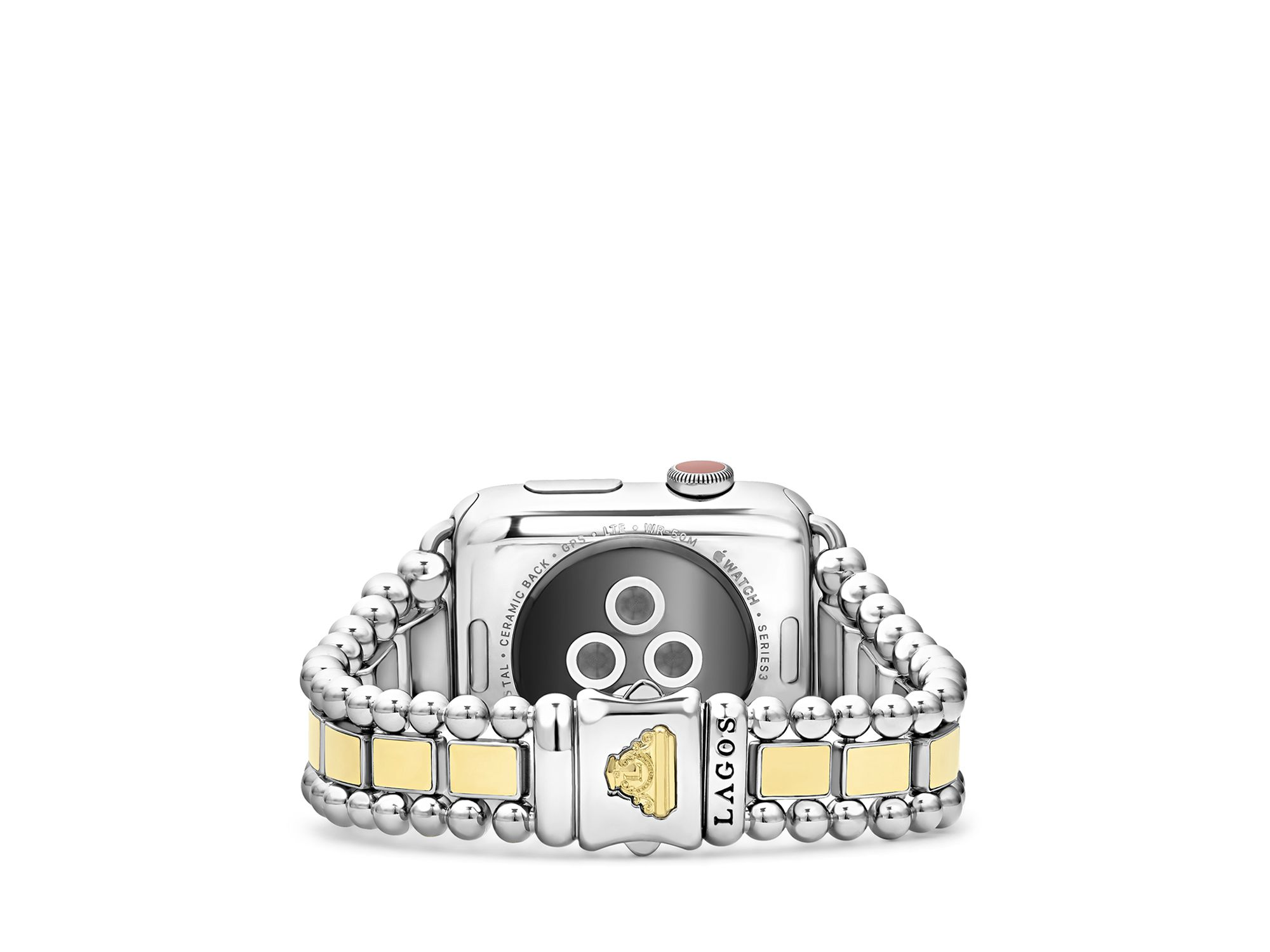 Smart Caviar Stainless Steel 18K Gold Apple™ Watch Bracelet, 42-44mm — Image 6