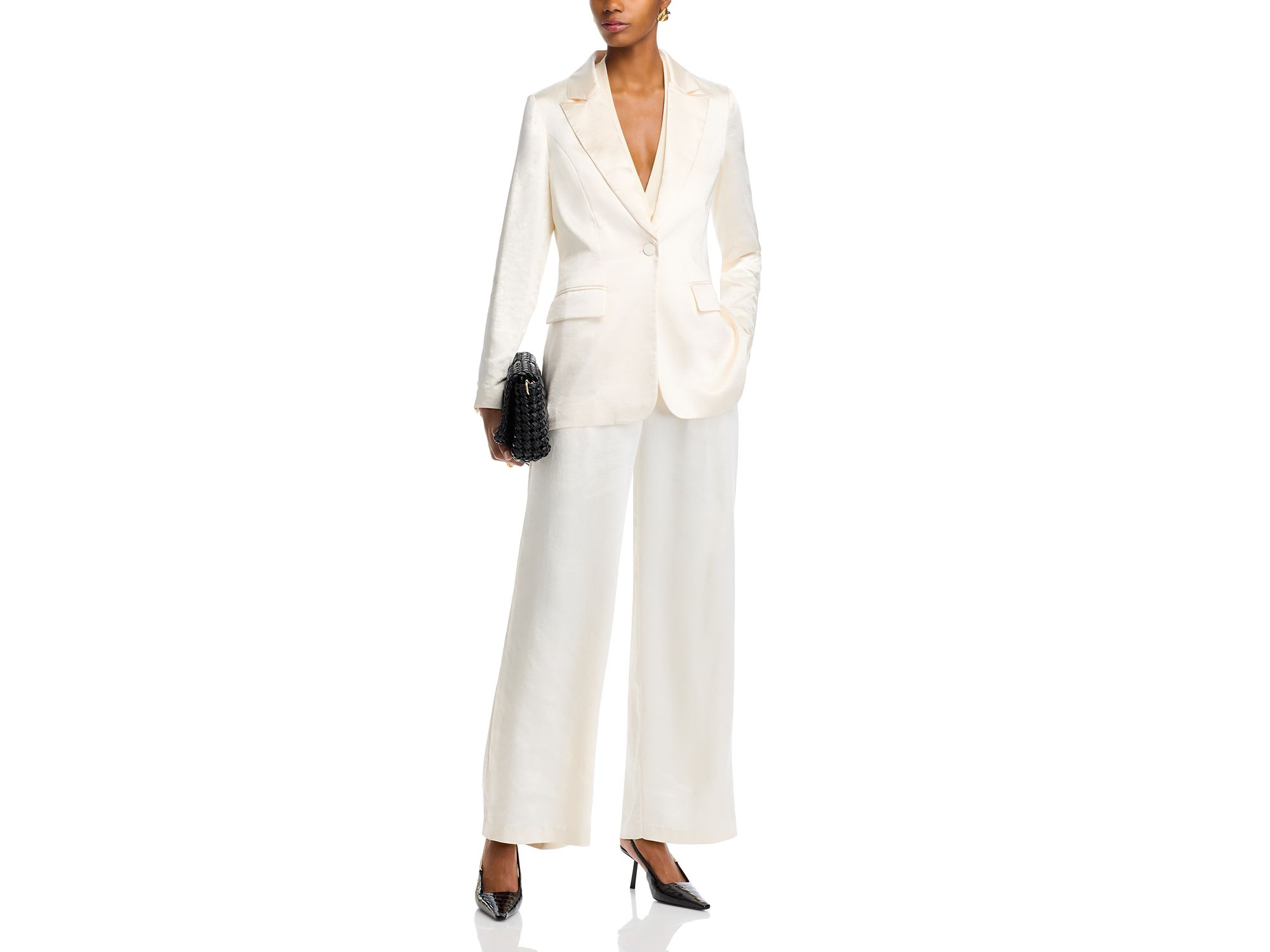 Satin Wide Leg Pants - Exclusive — Image 5