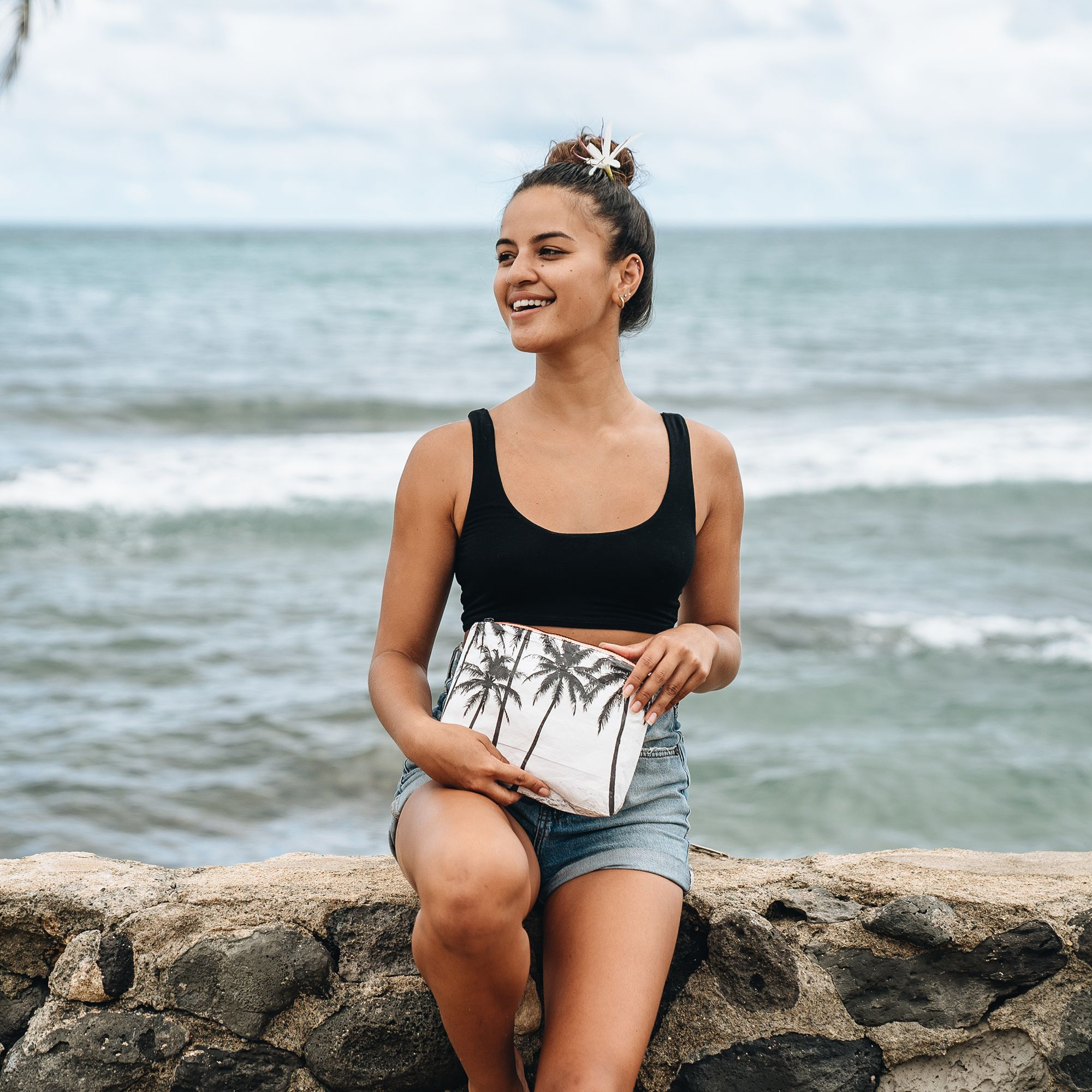 Small Kalapana Samudra Printed Pouch — Image 3