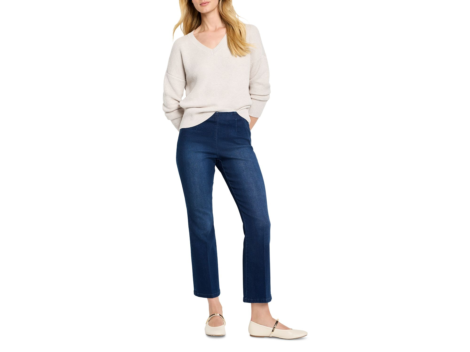Berkeley Pull On Bootcut Jeans in Twilight — Image 4