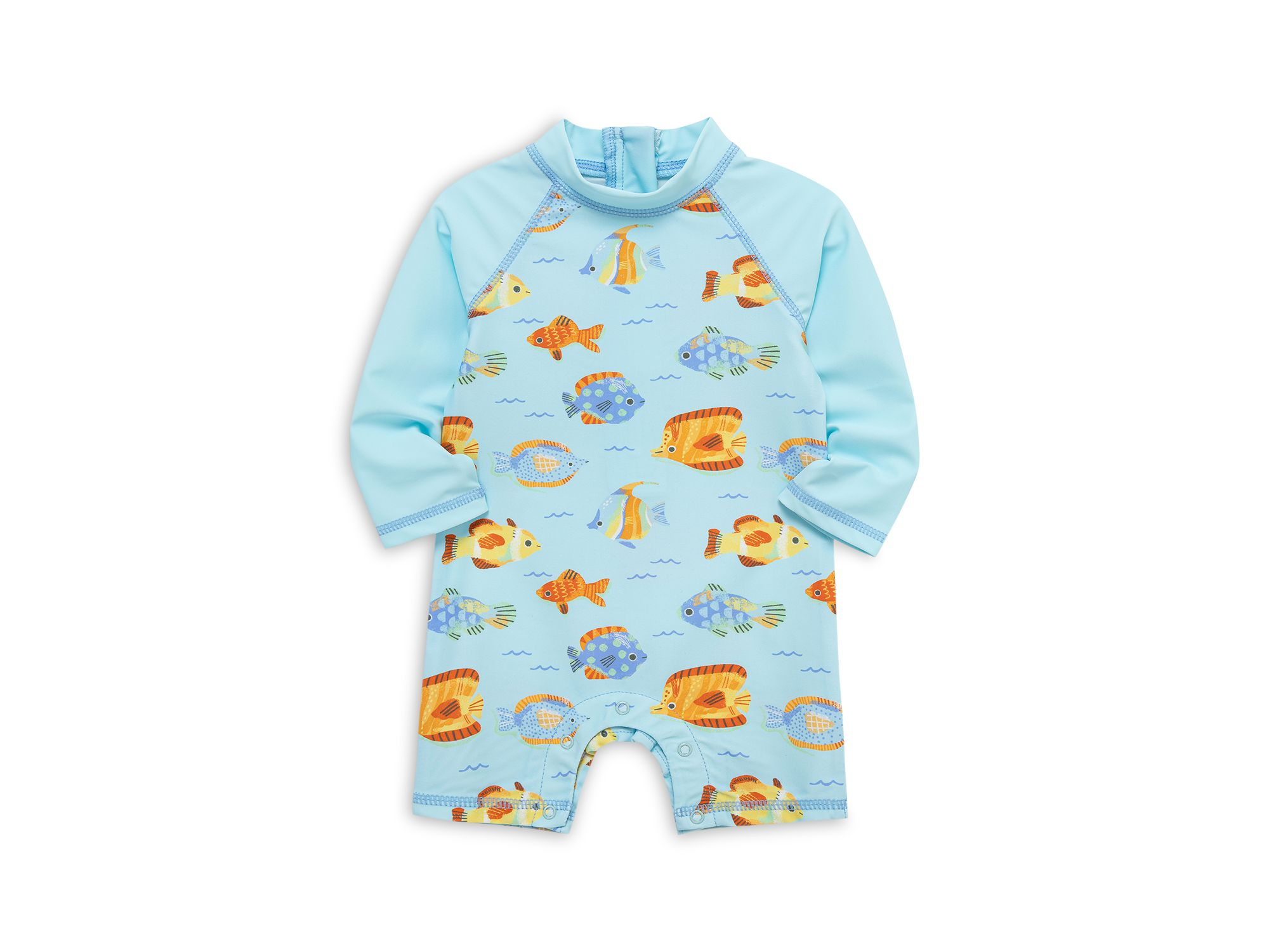 Boys' Fish Long Sleeve Rash Guard - Baby — Image 4