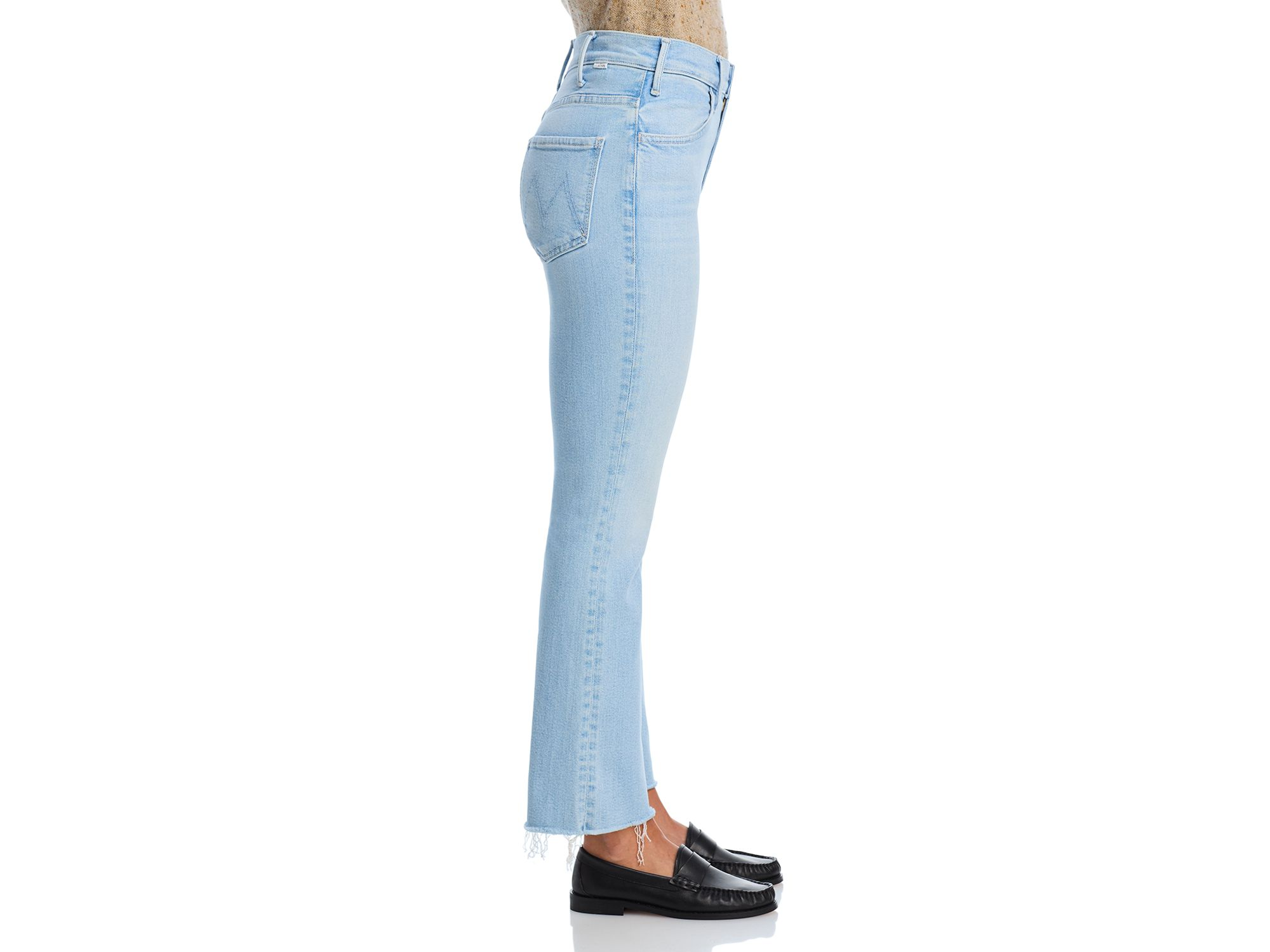 Lil' Hustler High Rise Cropped Flared Jeans in Ball in Your Court — Image 7