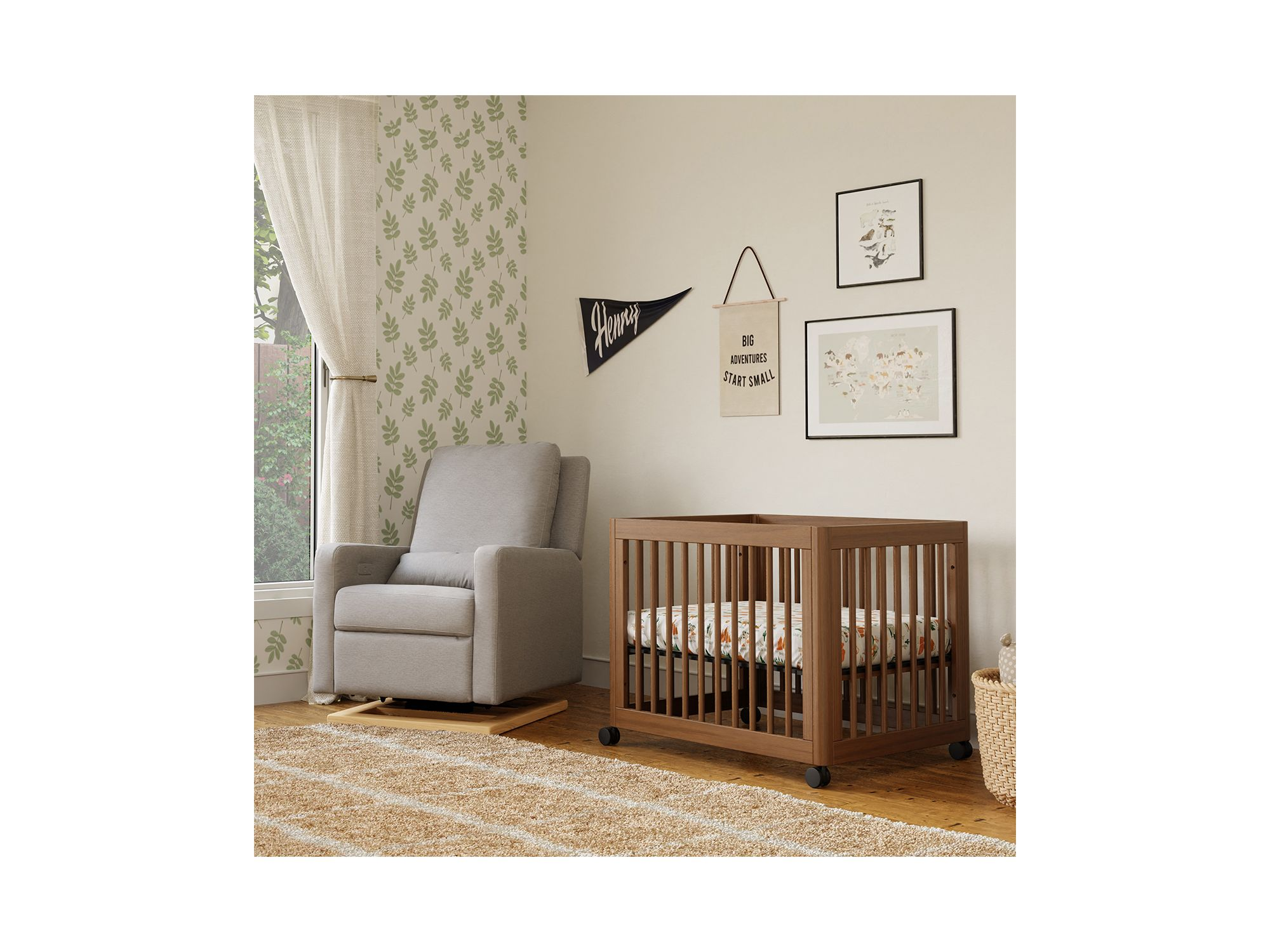 Yuzu 8 in 1 Convertible Crib with All Stages Conversion Kits — Image 16