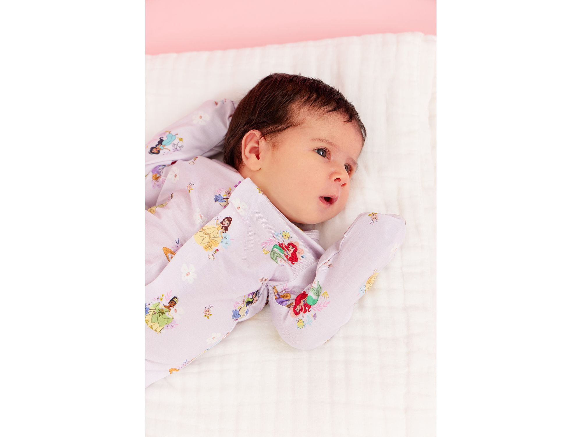 Girls' Disney Princess Footie One Piece - Baby — Image 3