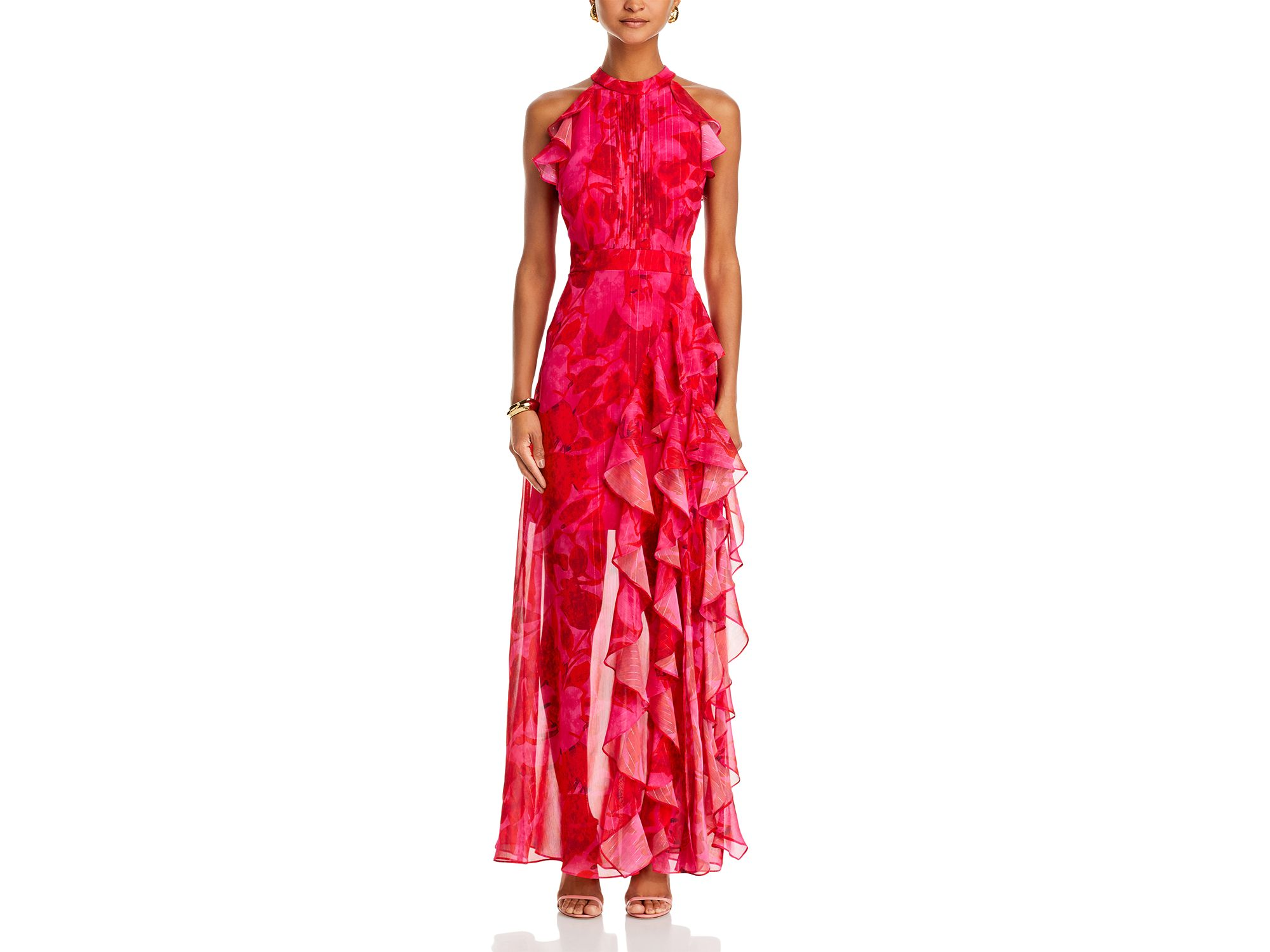 Sleeveless Ruffled Maxi Dress - Exclusive — Image 6