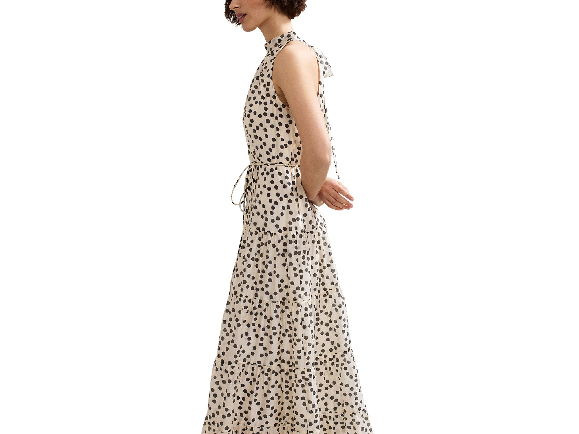 Nita Spot Print Maxi Dress — Image 6