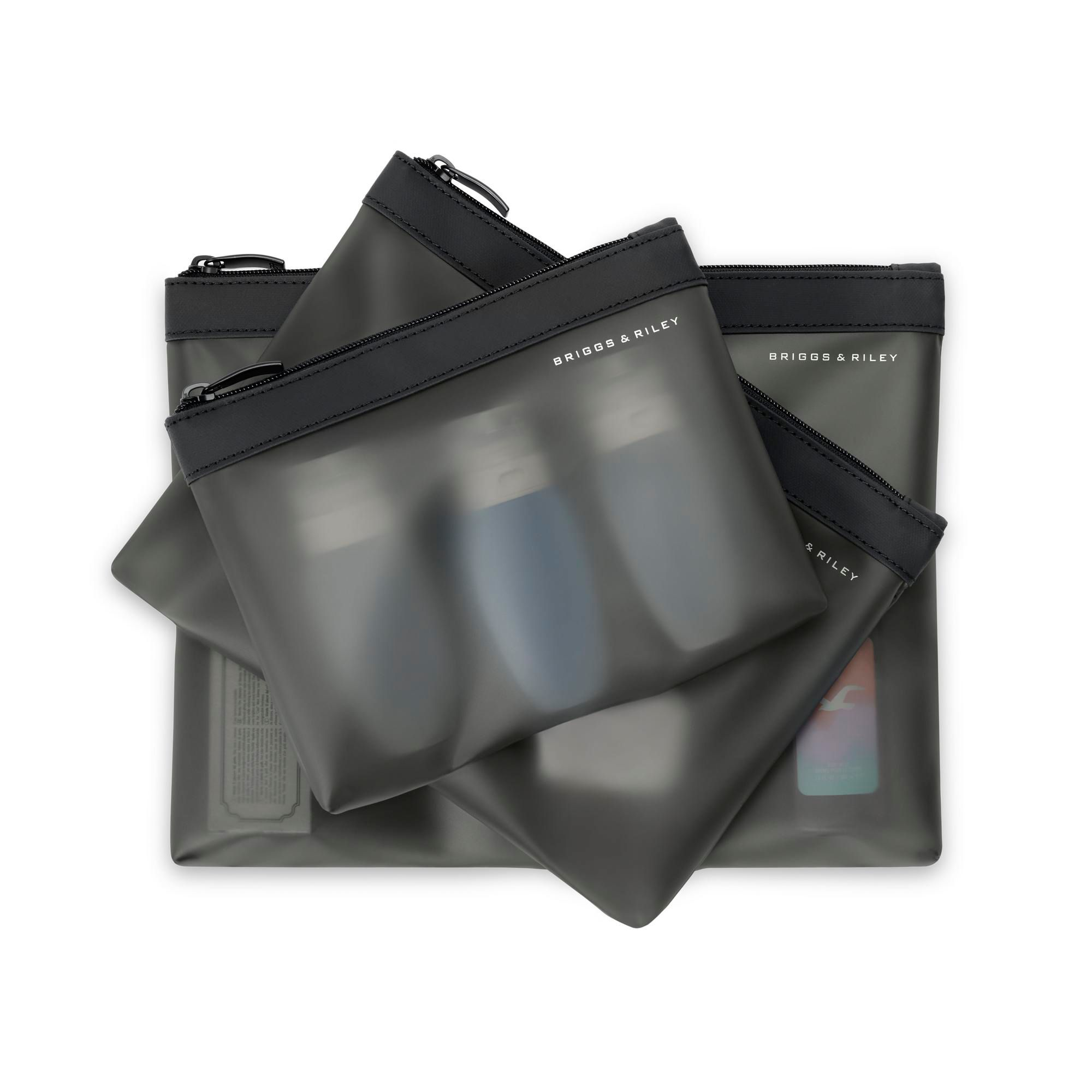 Travel Essentials 3 Piece Translucent Pouch Set — Image 3