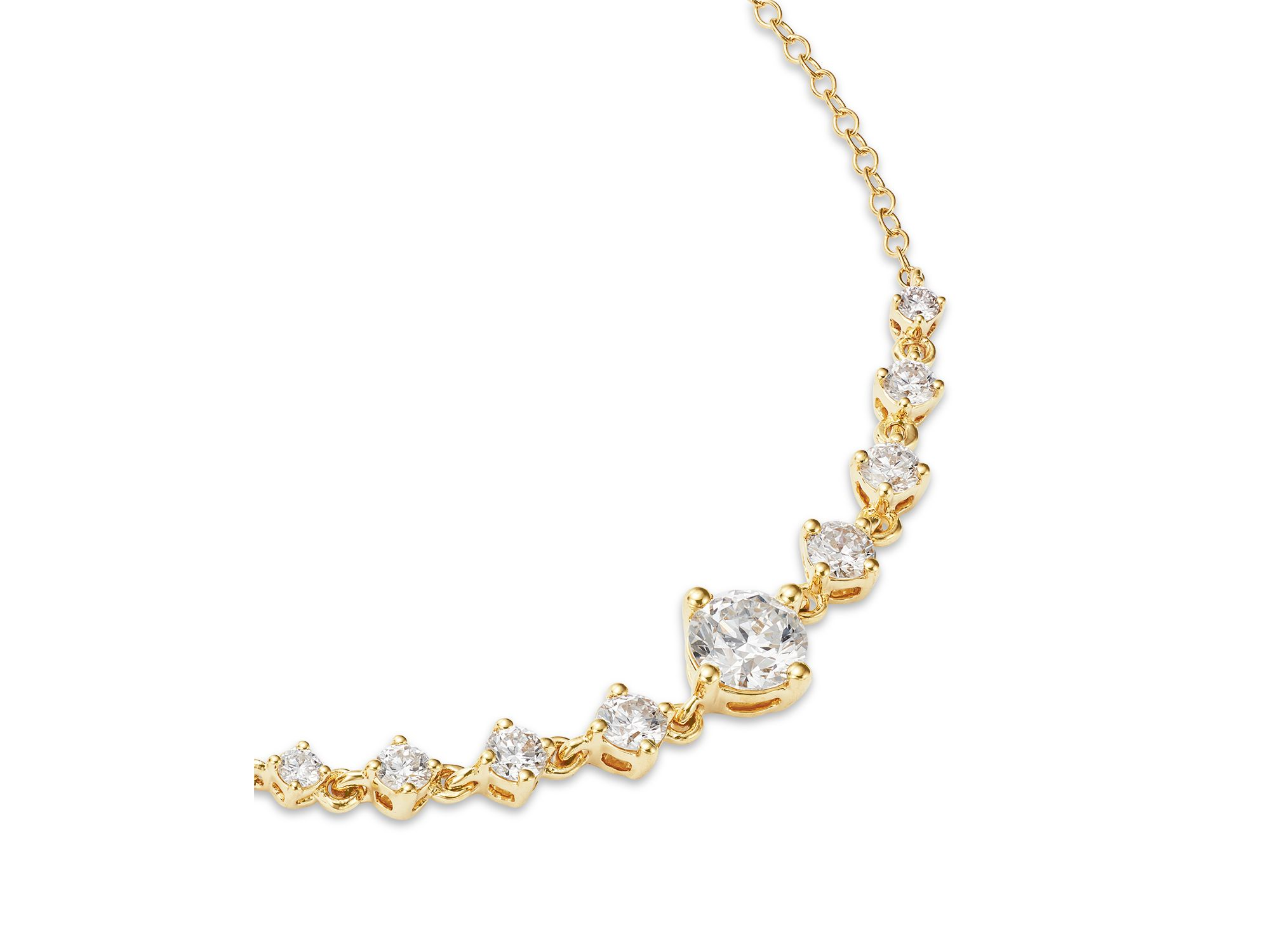 Luxe Collection Certified Lab Grown Diamond Bracelet in 14K Gold, 1.0 tcw — Image 3