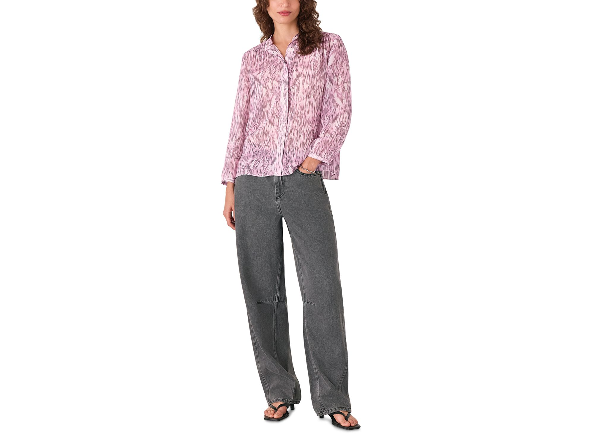Leopard Pleat Shirt — Image 4