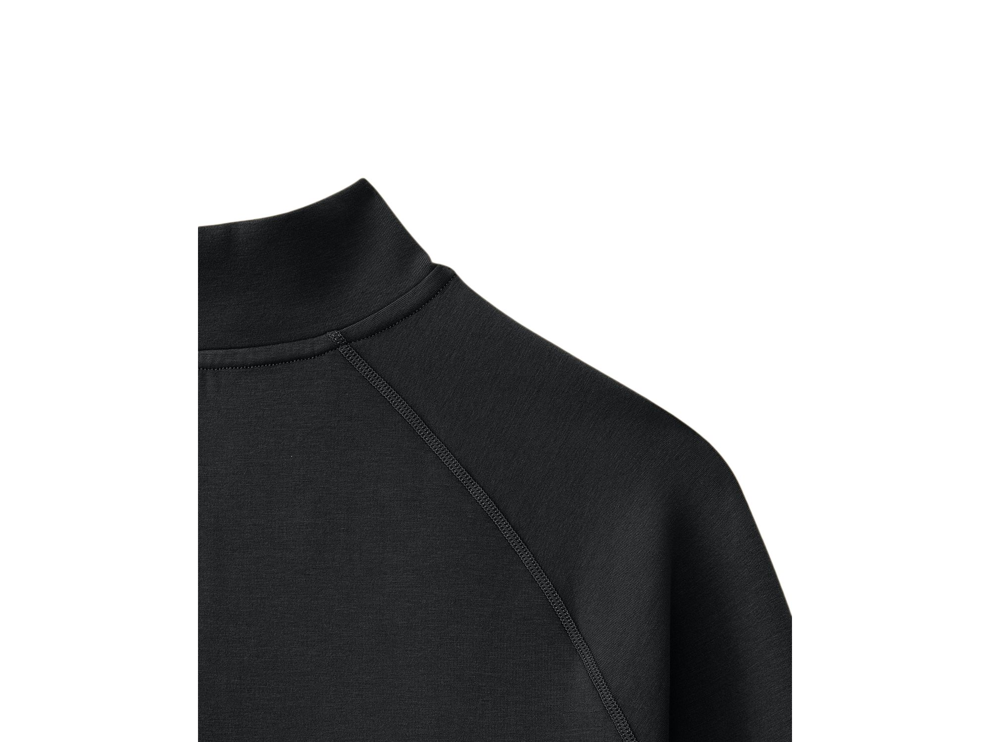 Overzip Mock Neck Sweatshirt — Image 8