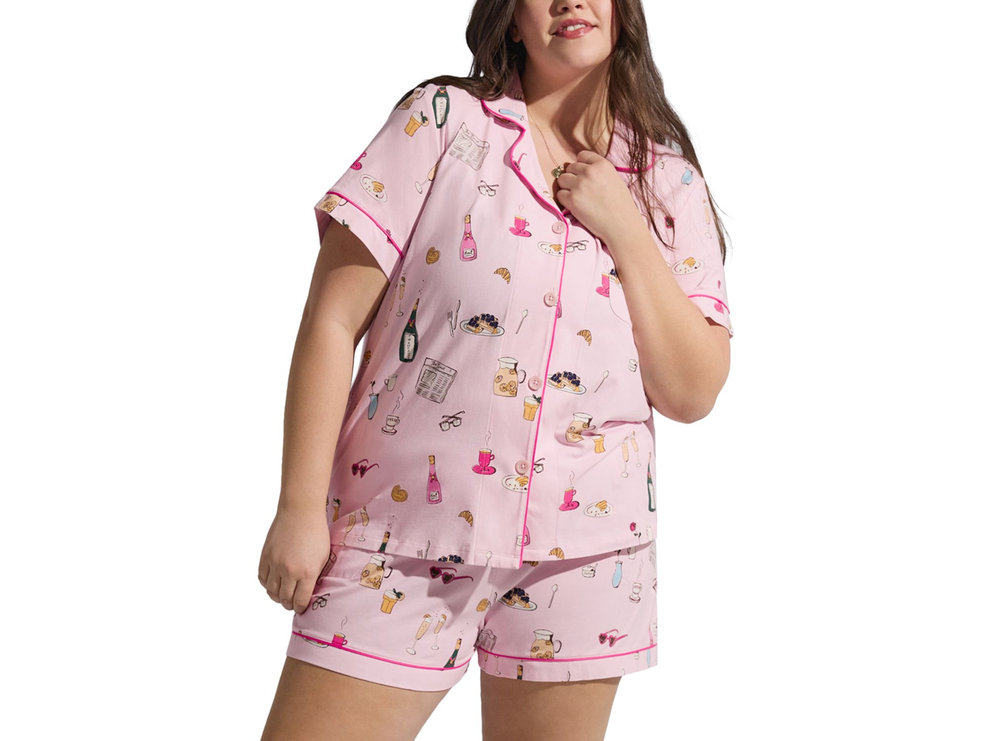 Let's Do Brunch Short Pajama Set — Image 3