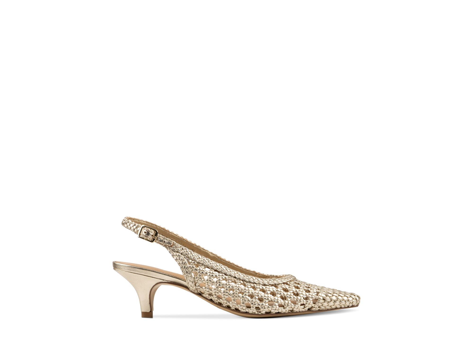 Women's Risha Leather Slingback Pumps — Image 3