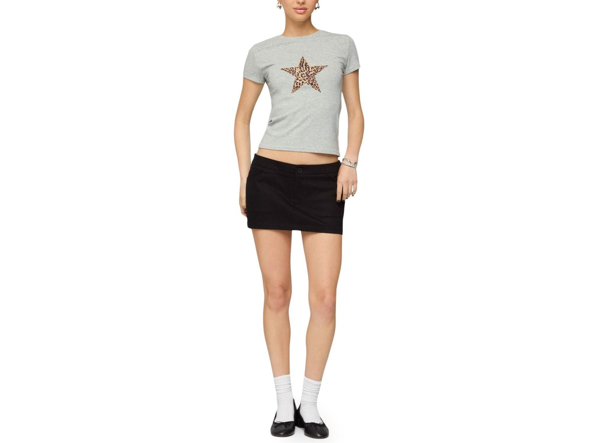Hayes Twill Mini Skirt — Image 3