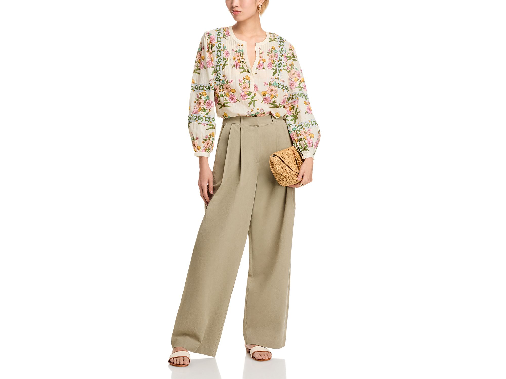 Floral Popover Top - Exclusive — Image 4