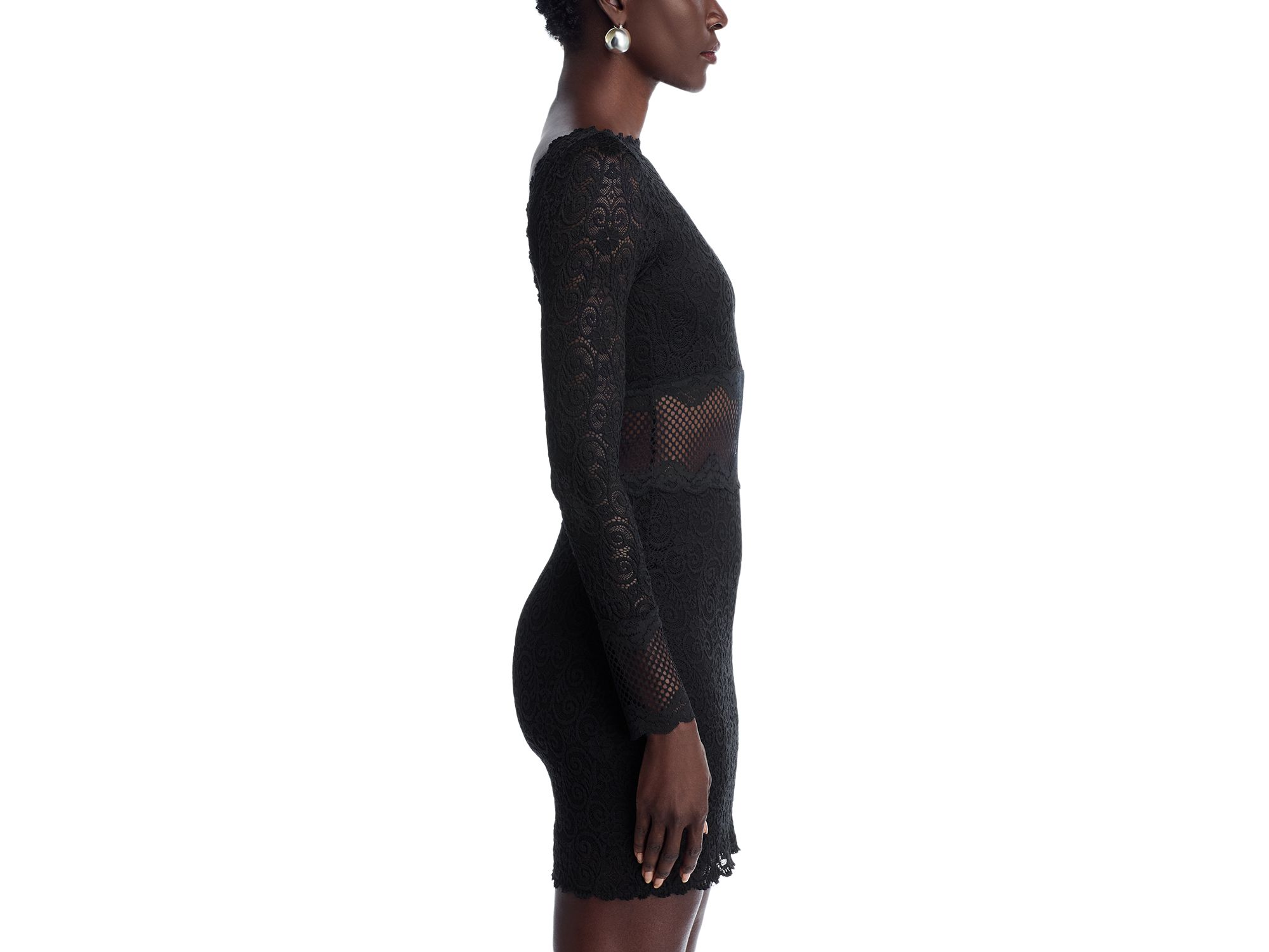 Cheval Lace Mini Dress — Image 4