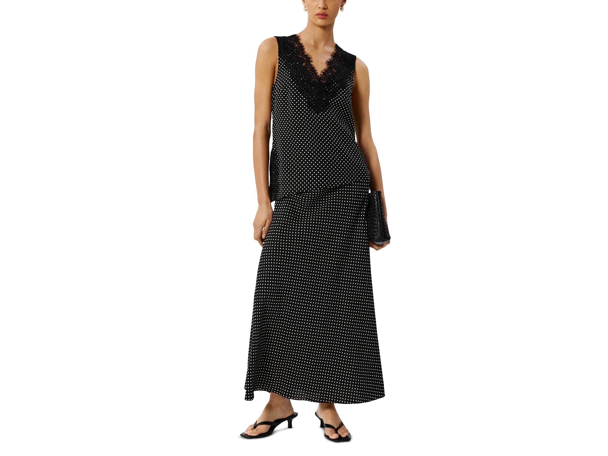 Mini Polka Dot Maxi Skirt — Image 4