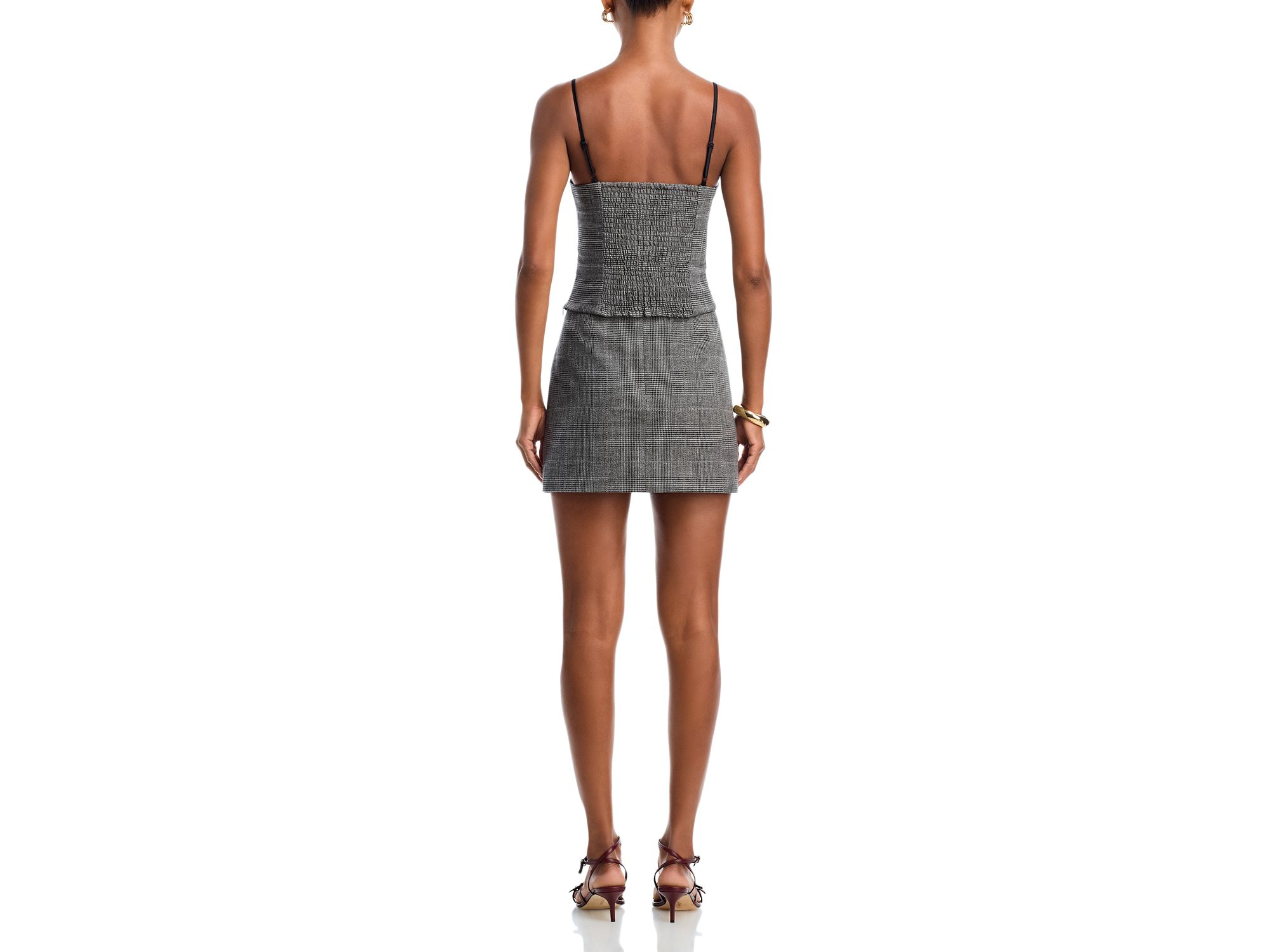 Owen Plaid Suiting Mini Skirt — Image 7