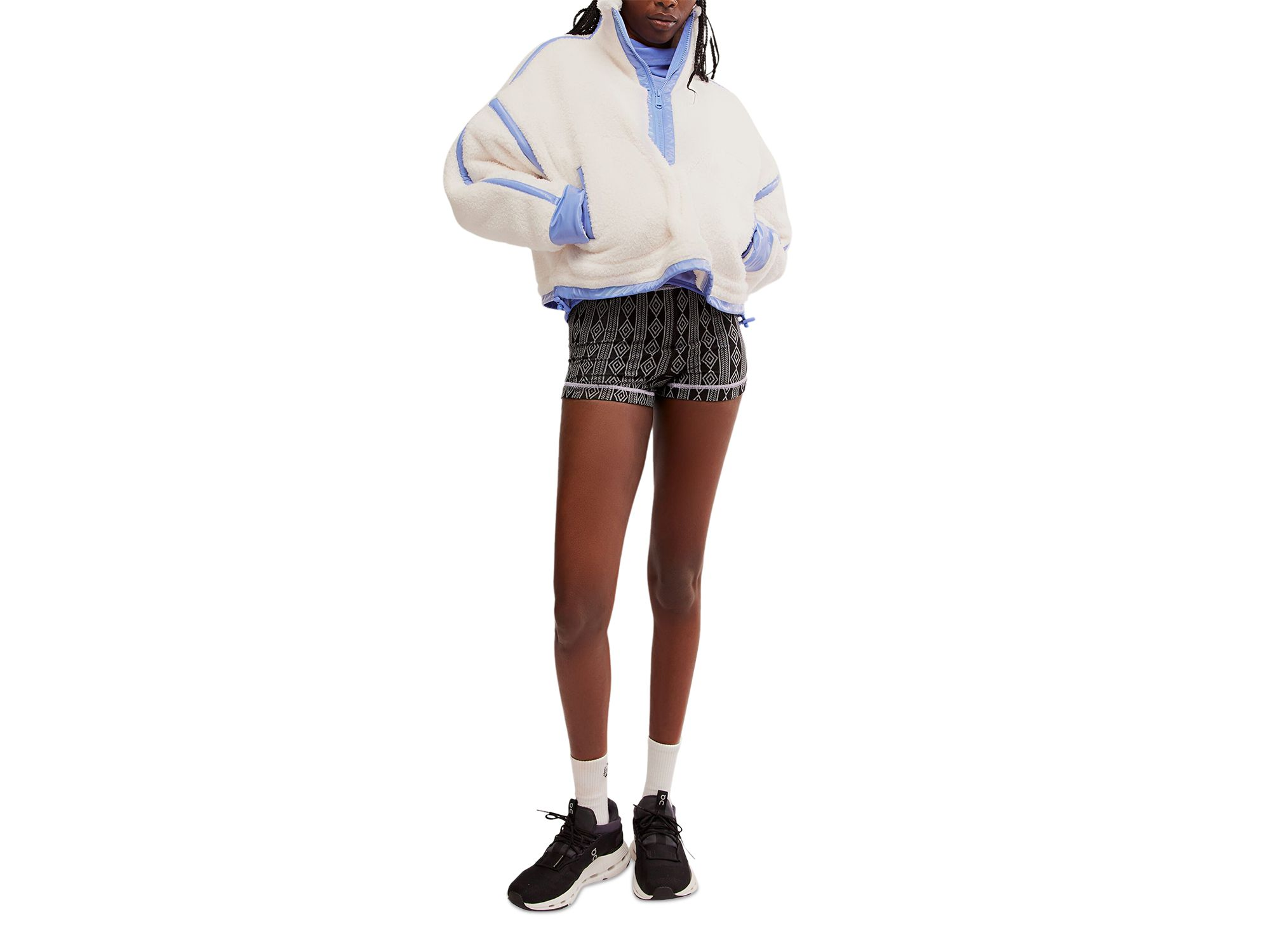 Mountain High Shine Half Zip Sweatshirt — Image 6