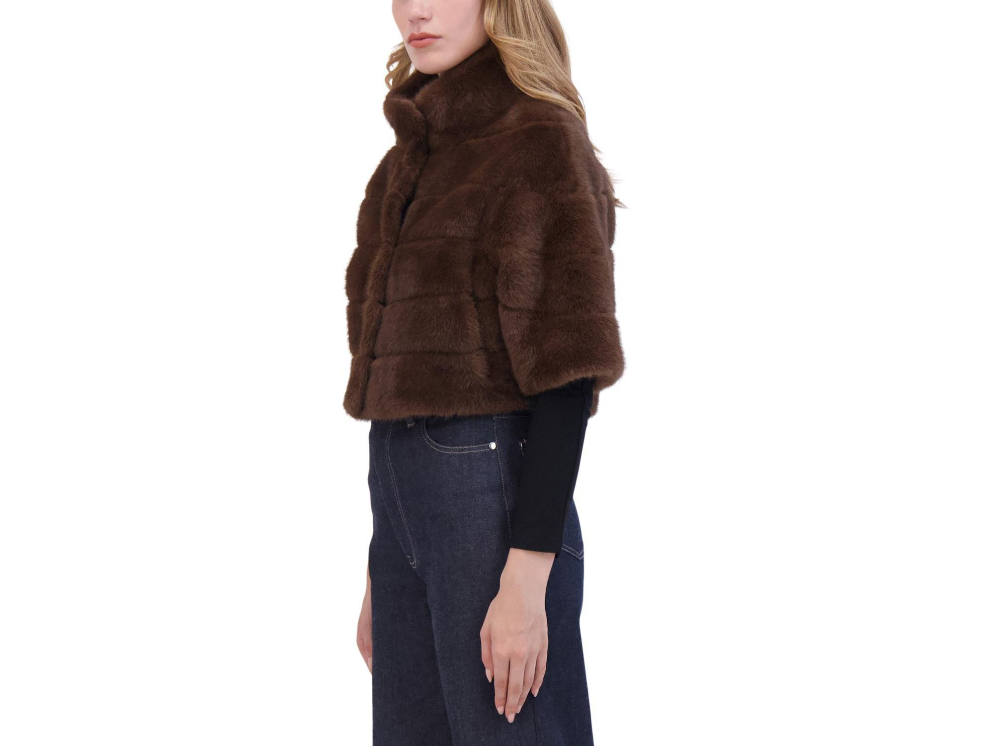 Faux Fur Mink Bolero — Image 3