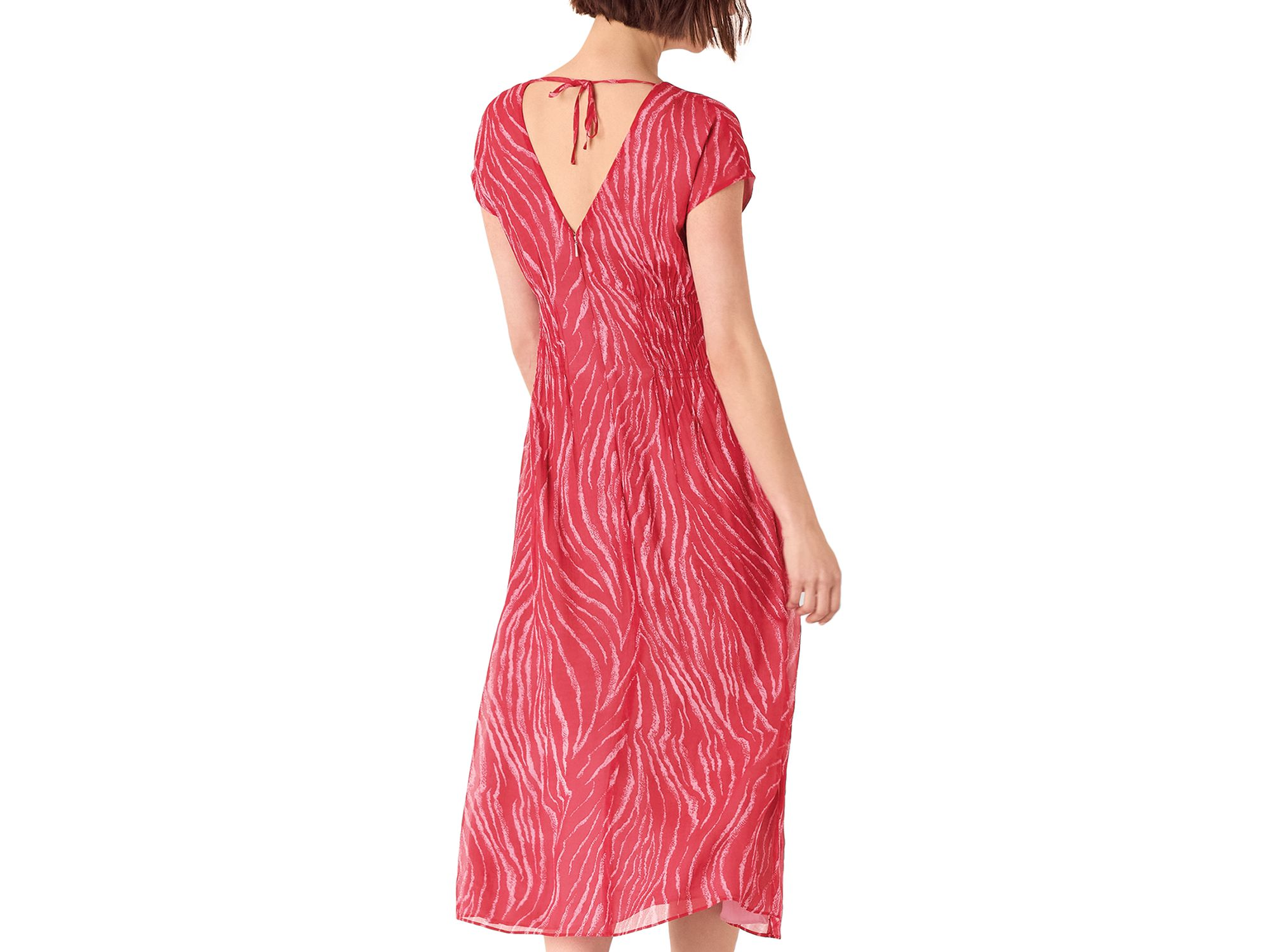 Zebra Texture Midi Dress — Image 4