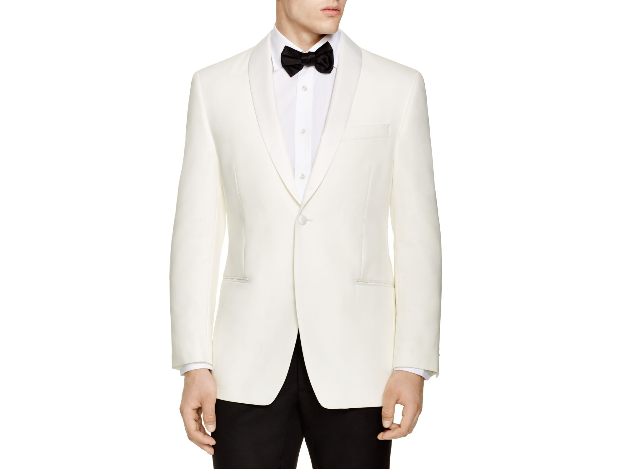 Jacket and Trousers, Turnbull & Asser Tie & Hugo Boss Loafers — Image 7