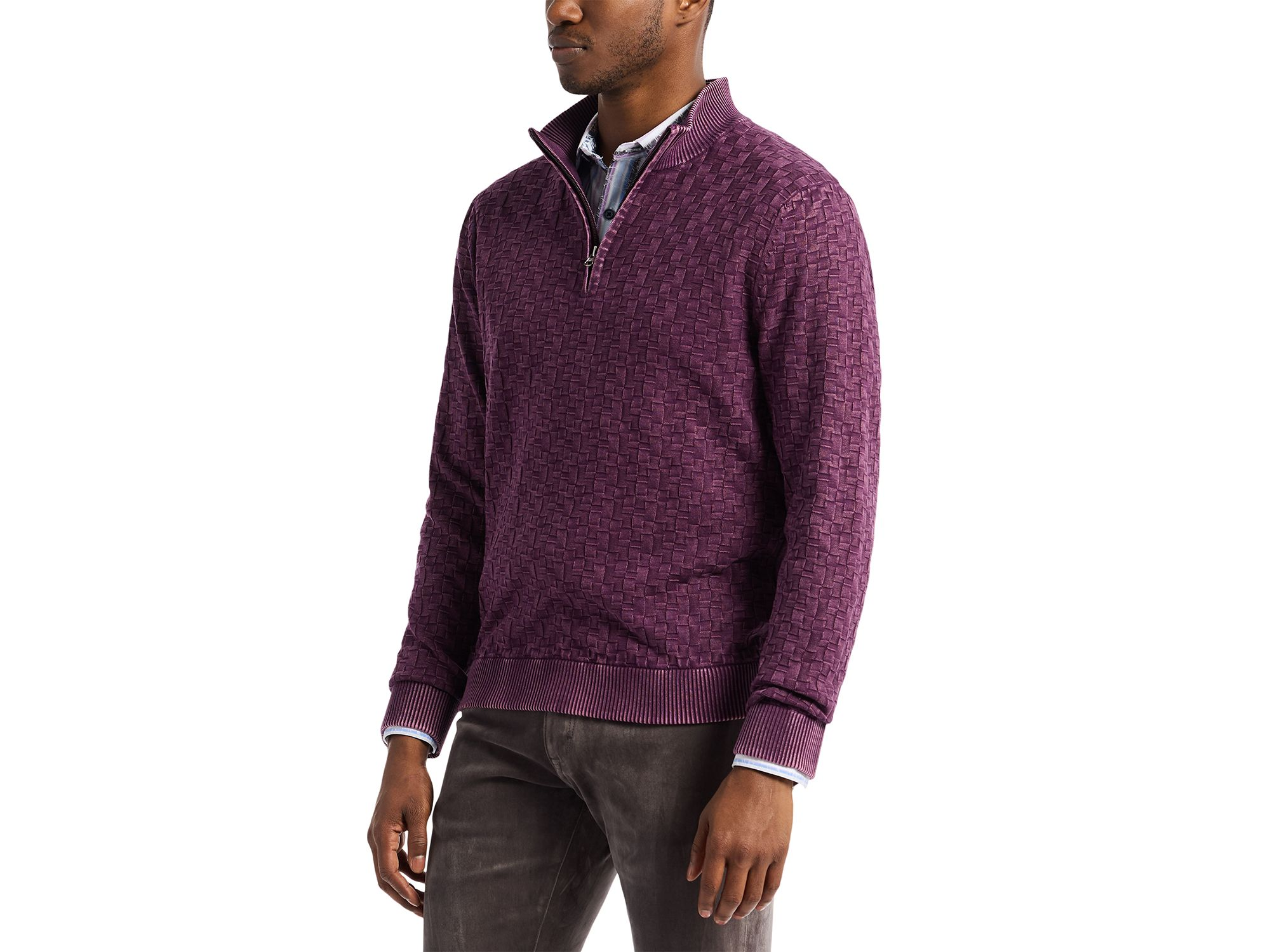 Aubin Quarter Zip Sweater — Image 4