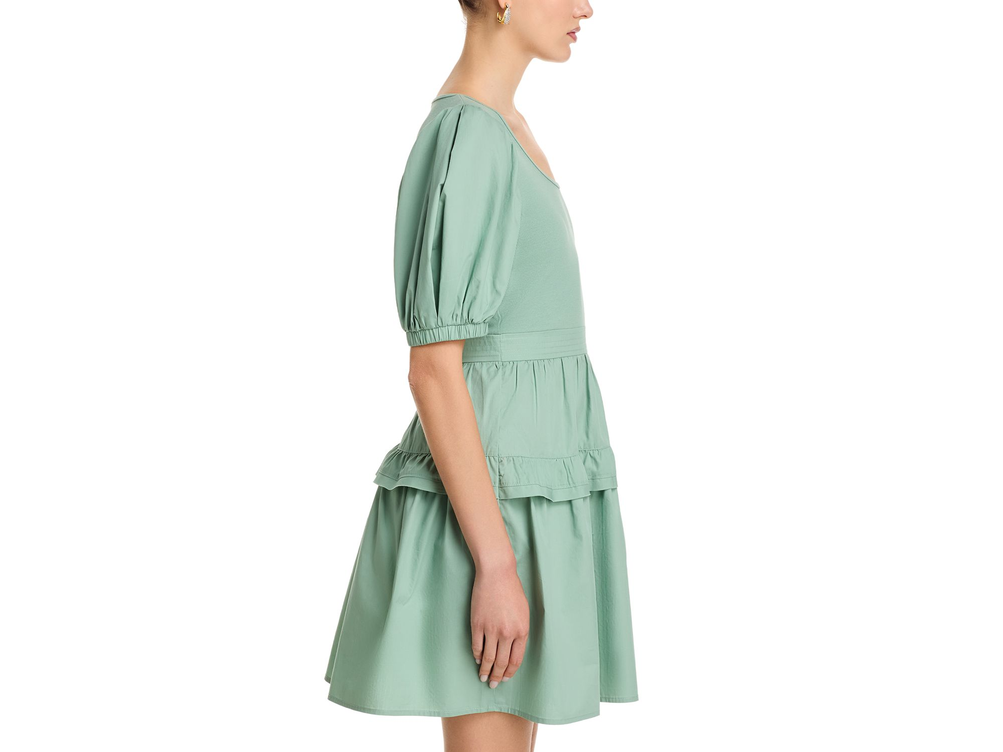 Puffed Sleeve Dress — Image 4