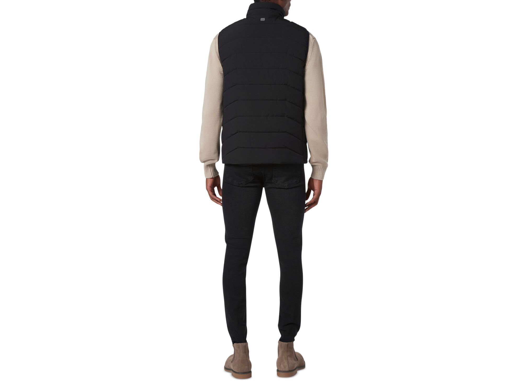 Garrick Stretch Water Resistant Quilted Puffer Vest — Image 4