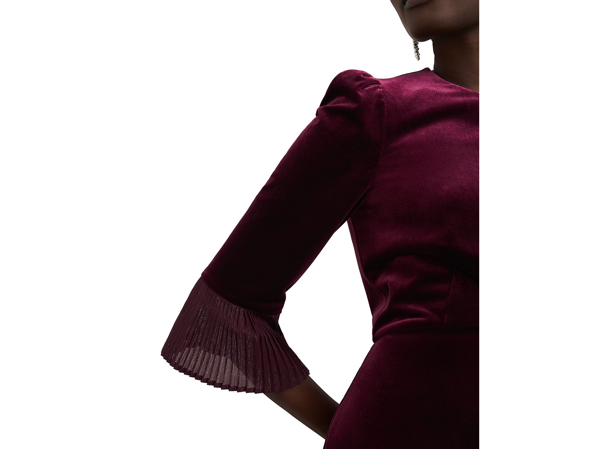 Ashley Velvet Dress — Image 3