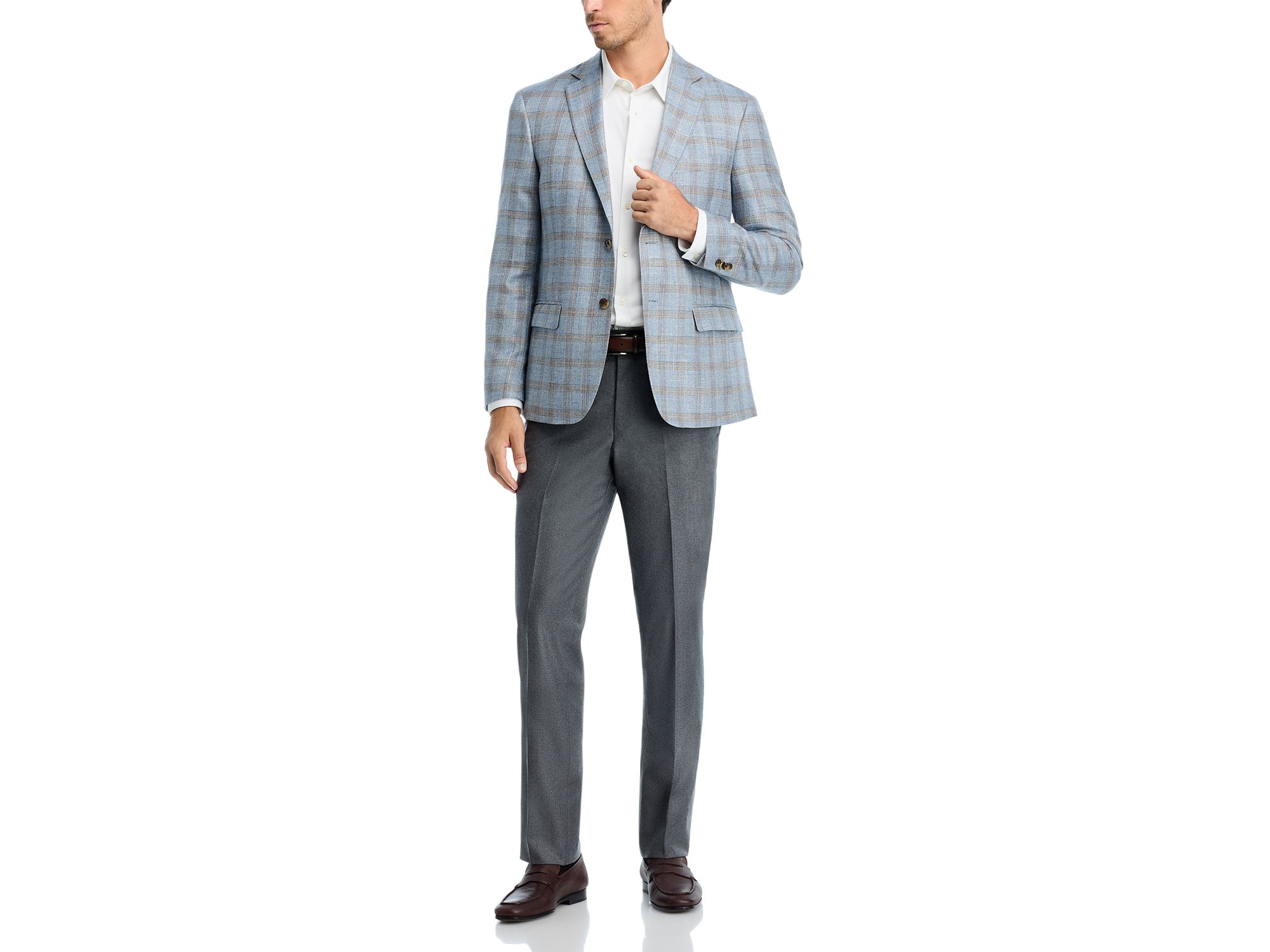 Plaid Regular Fit Sport Coat - Exclusive — Image 6