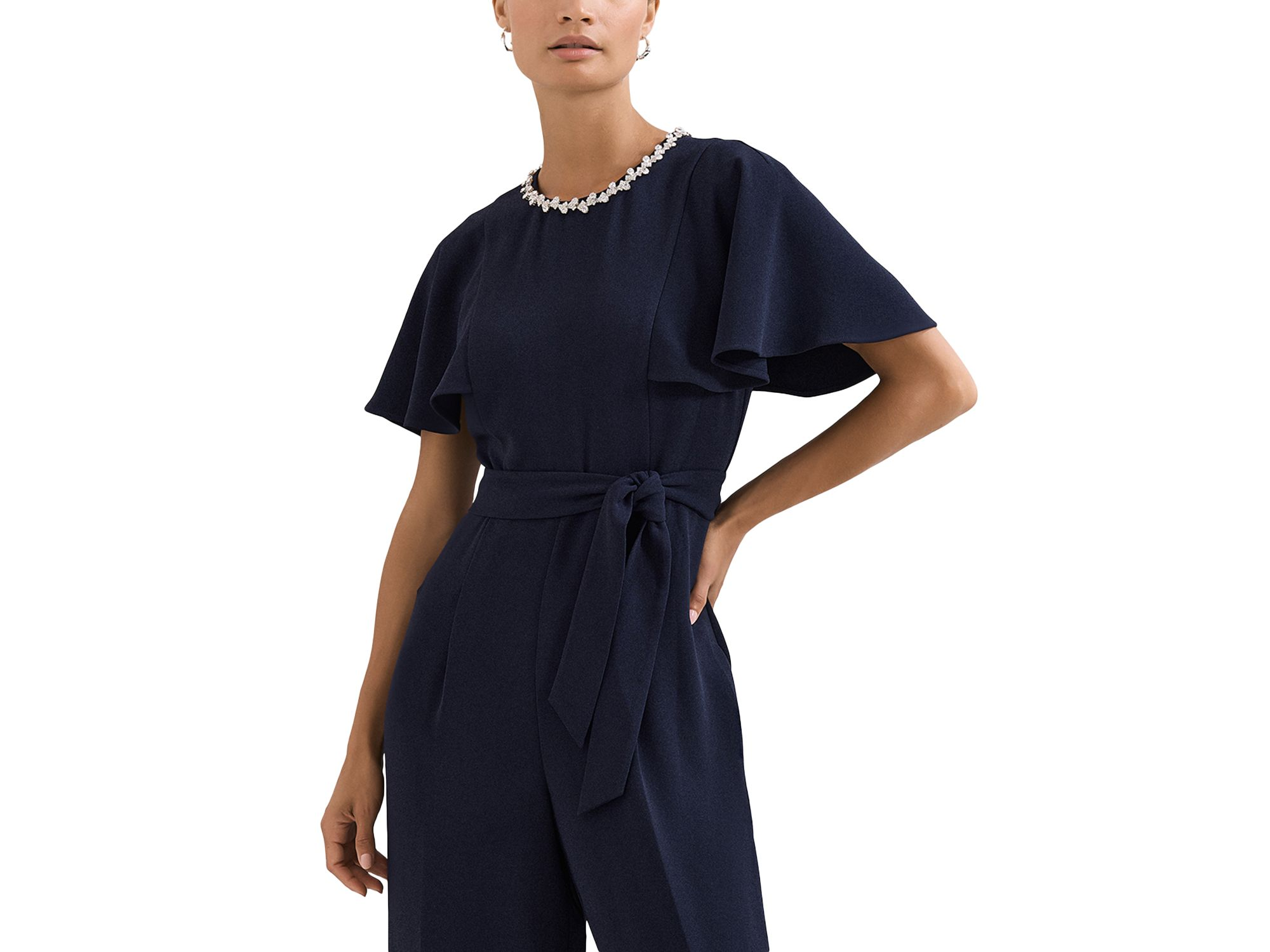 Orwen Rhinestone Neck Jumpsuit — Image 5