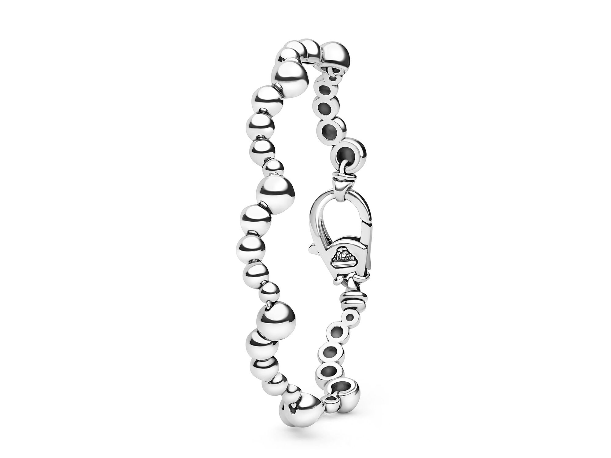 Sterling Caviar Bubbly Beaded Scallop Bracelet — Image 3