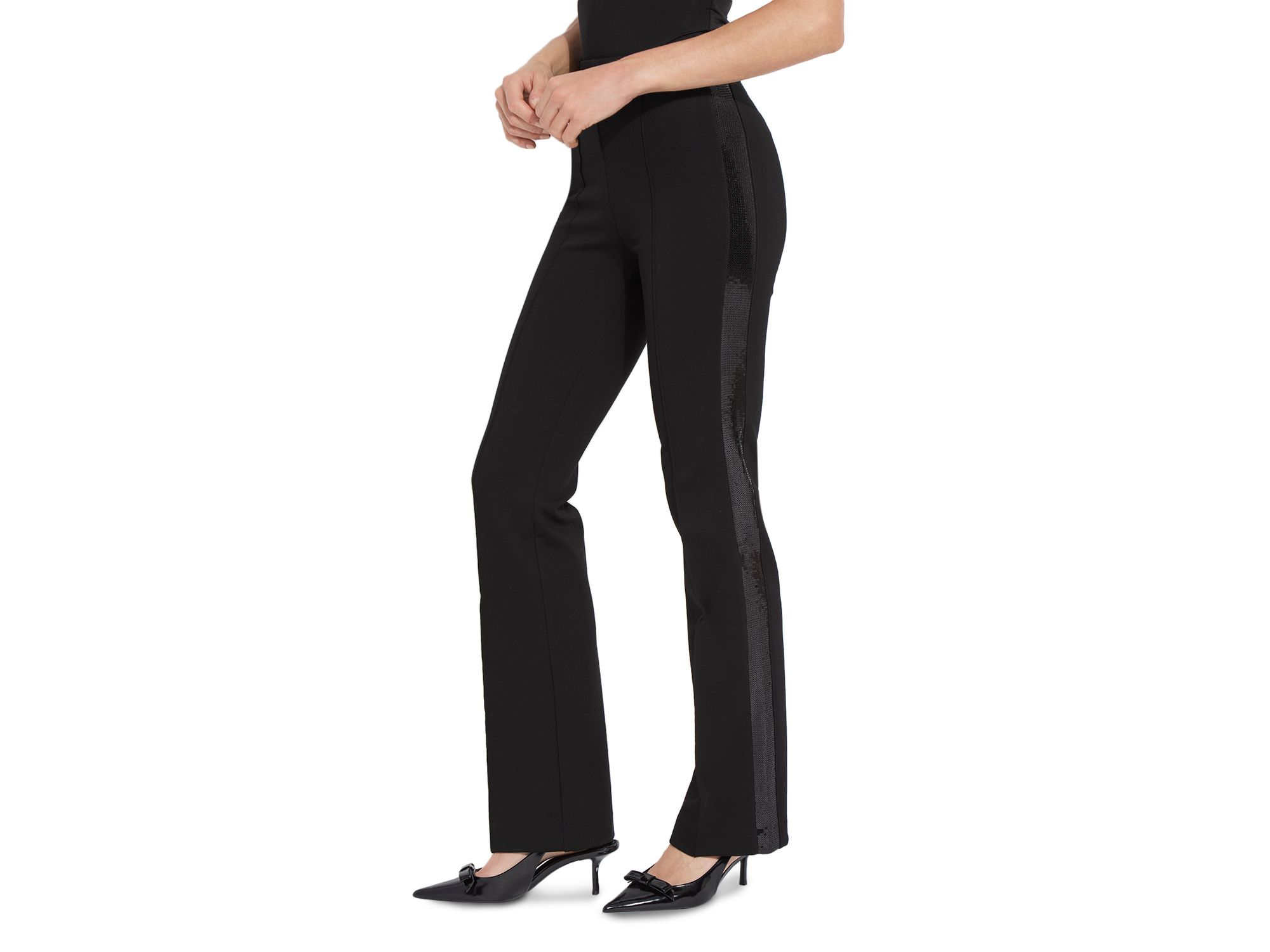 Elysse Sequin Embellished Pants — Image 3