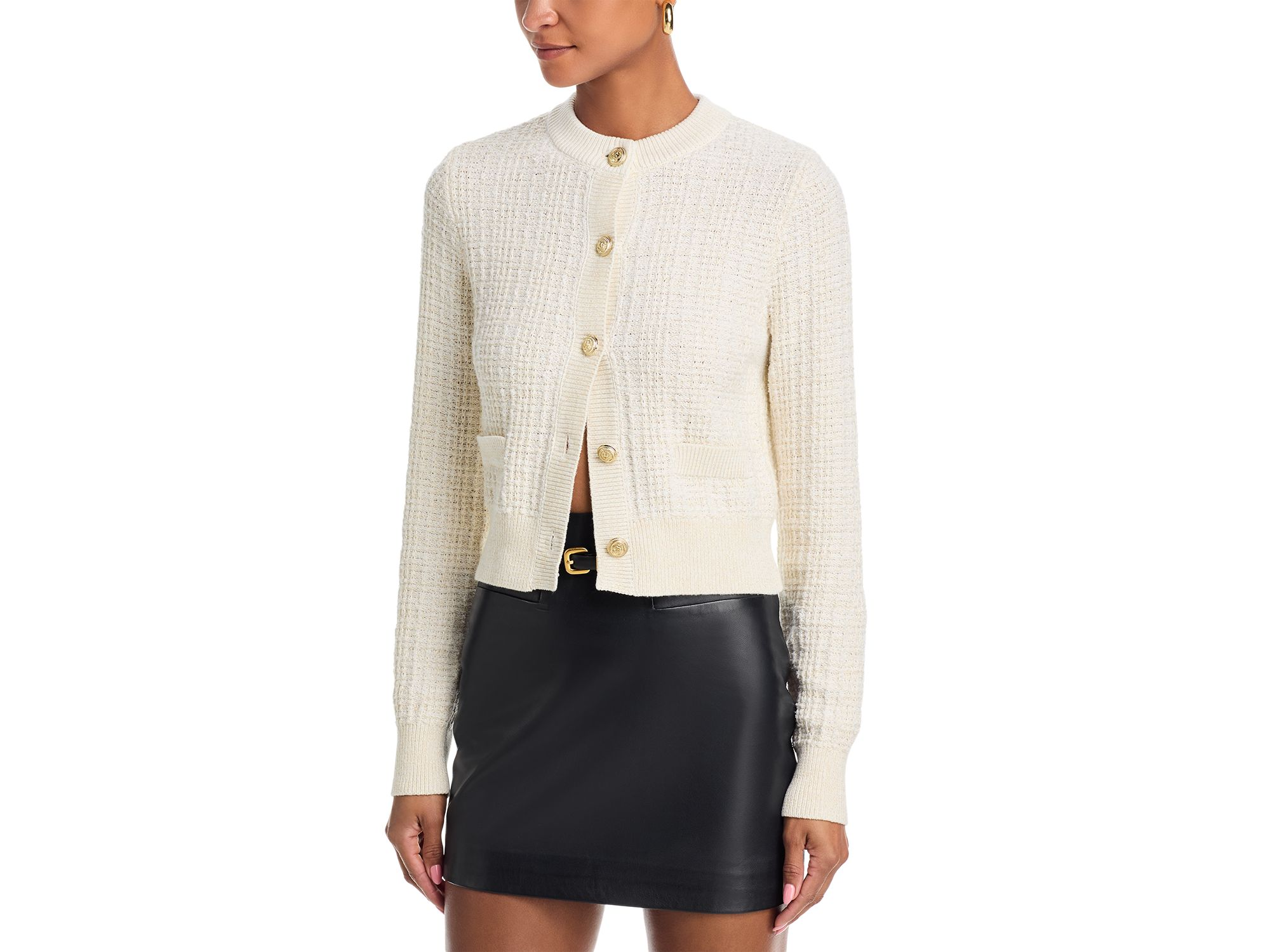 Lurex Tweed Cardigan — Image 6