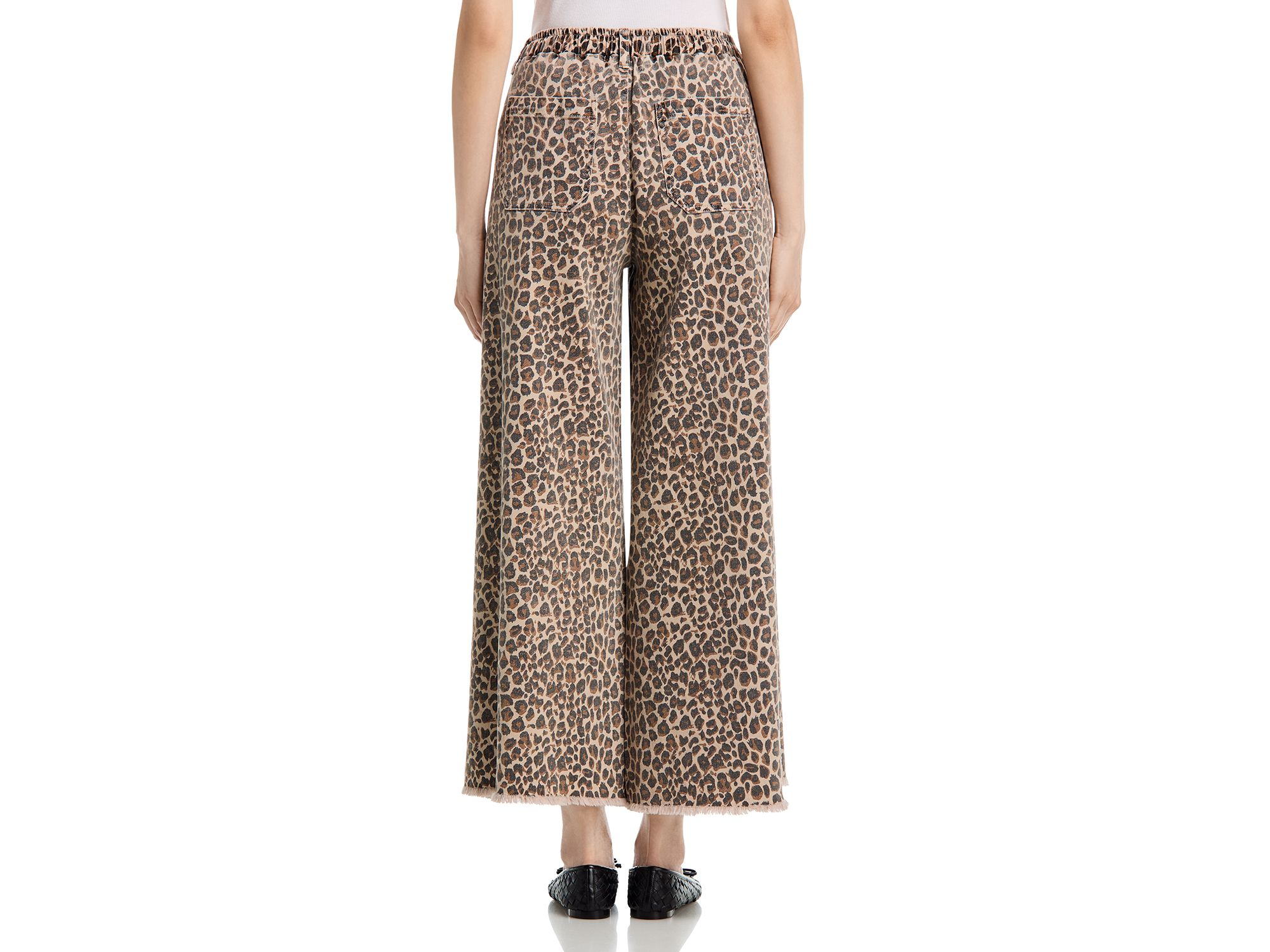 Denim Wide Leg Pants — Image 3