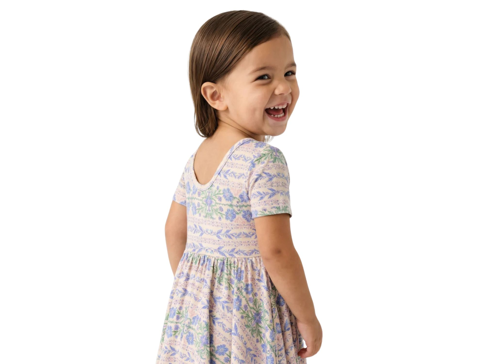 Girls' Spring Cascade Bamboo Twirl Dress - Little Kid — Image 6