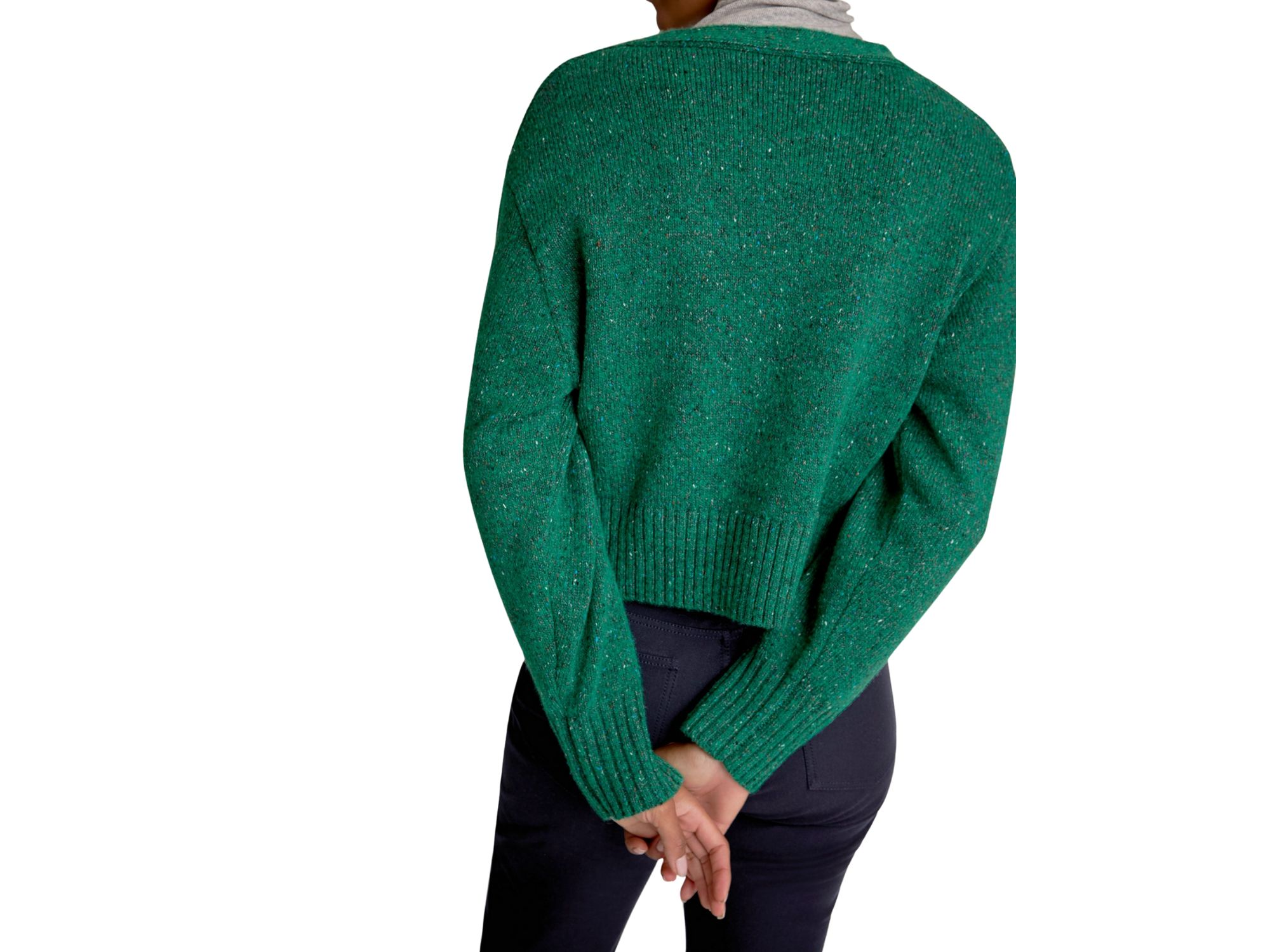Delina Confetti Wool Cardigan — Image 3