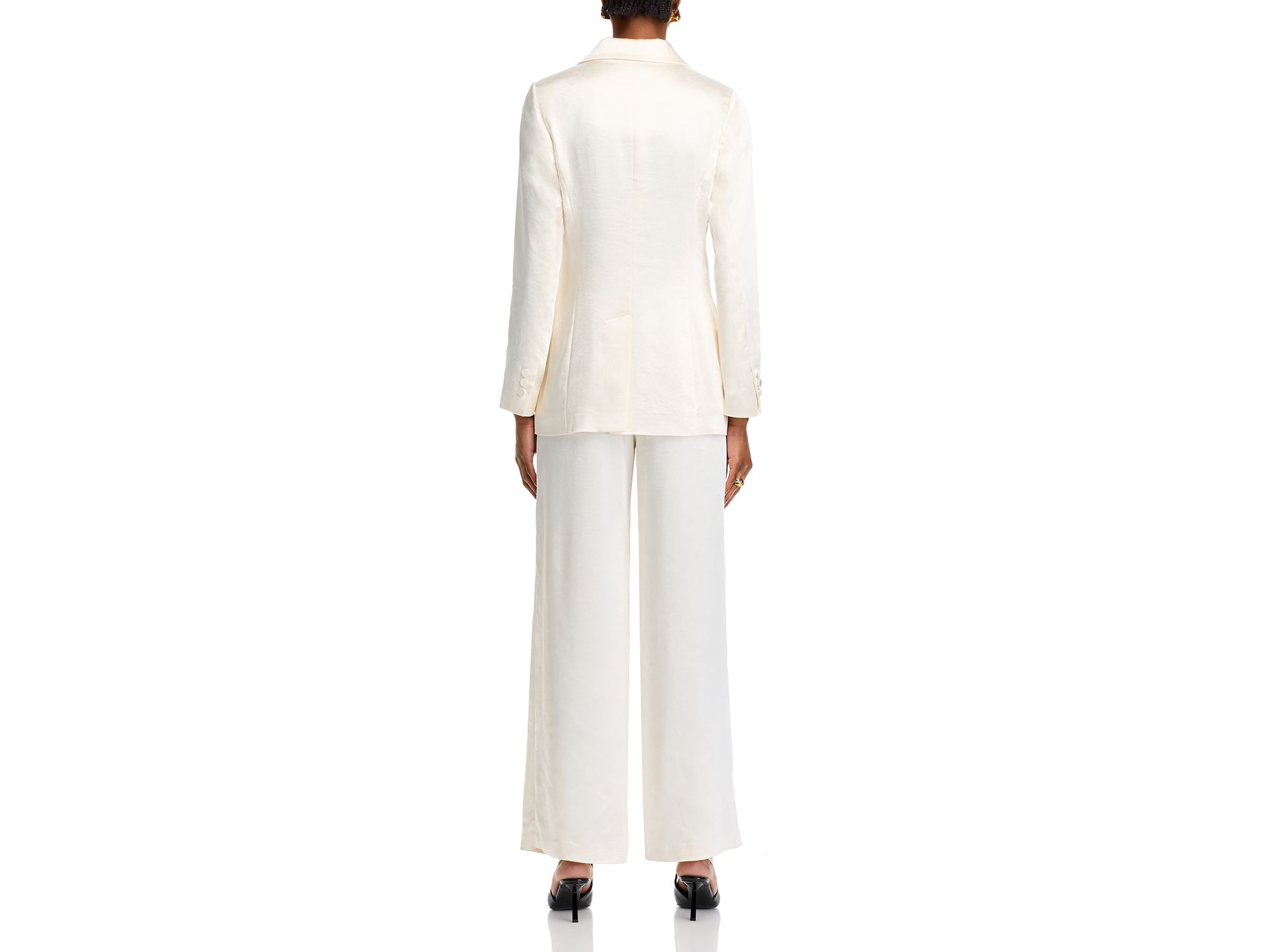 Satin Wide Leg Pants - Exclusive — Image 8