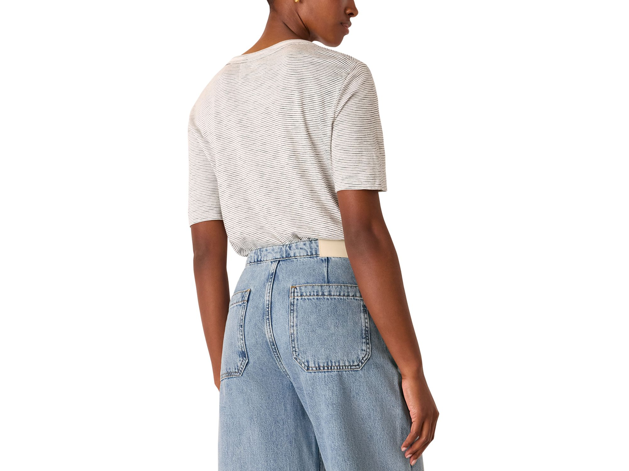 Rosa Double Trim Stripe T-Shirt — Image 5