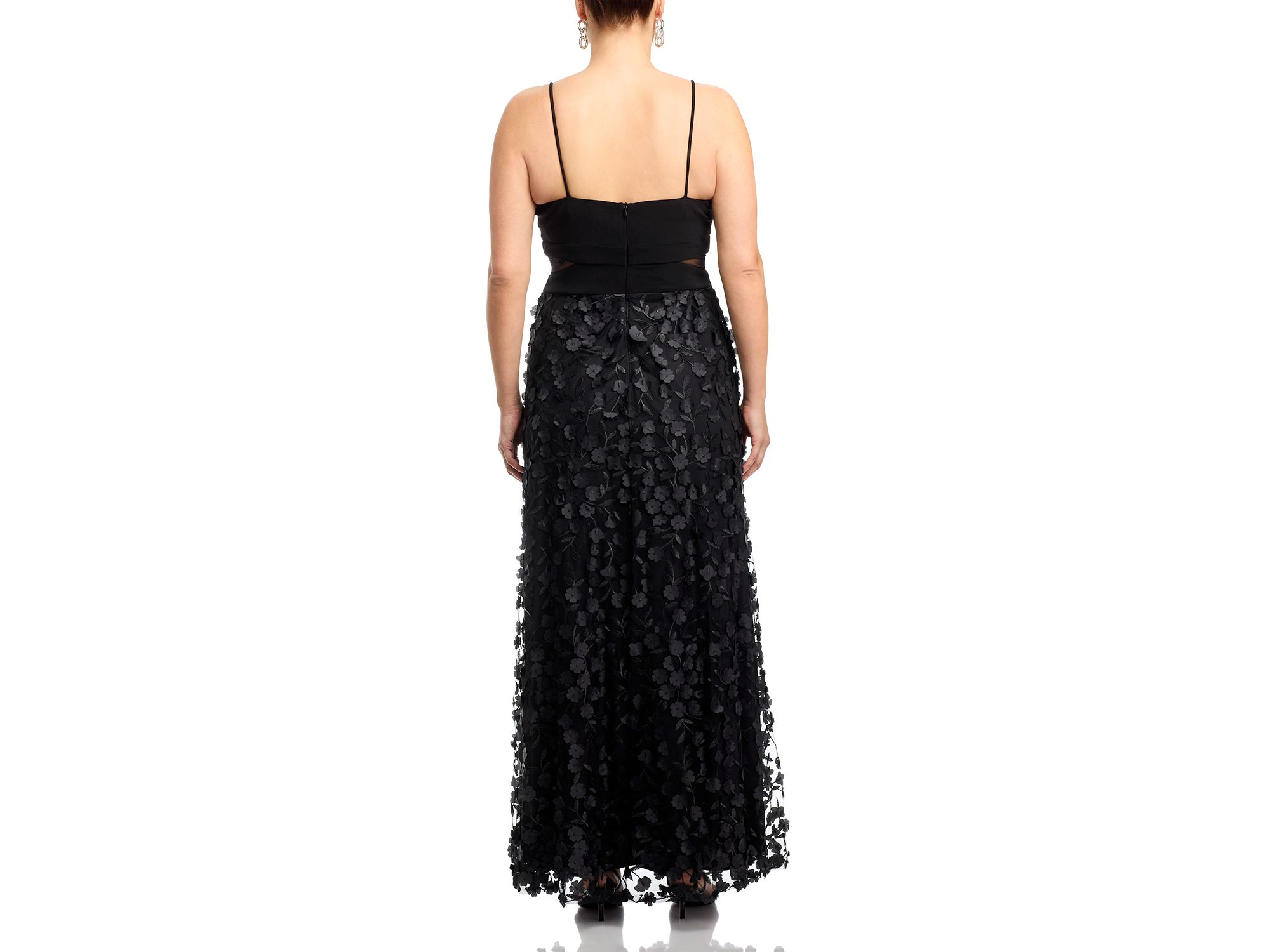 Floral Applique Gown - Exclusive — Image 9
