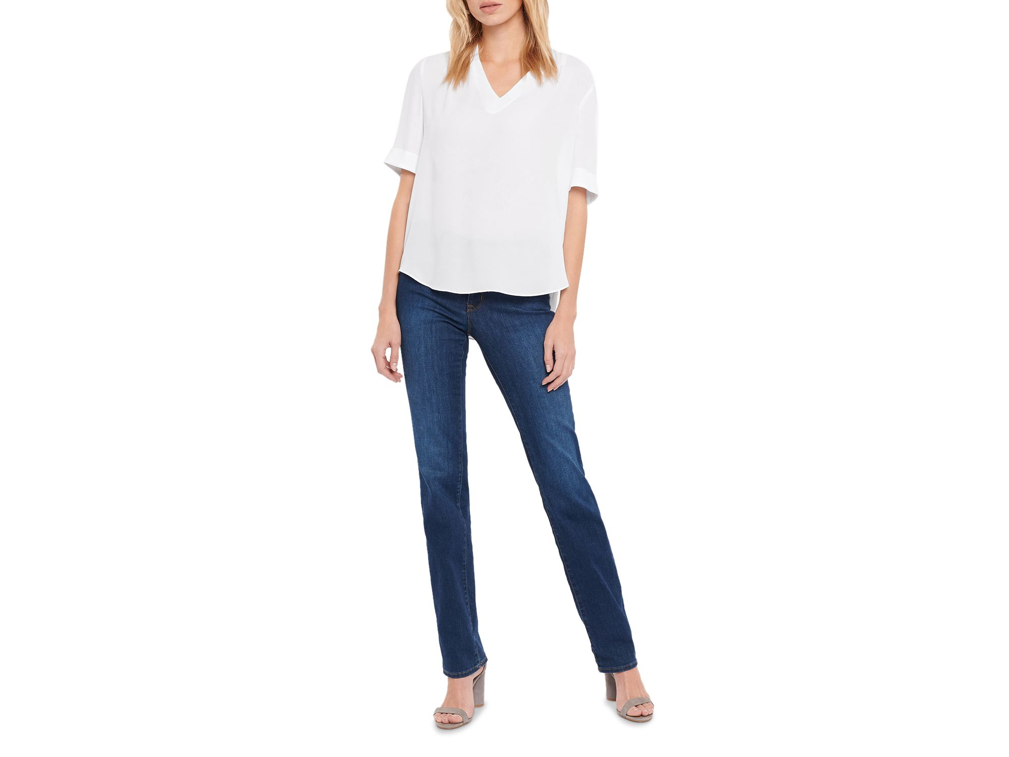 Charming Oversized V-Neck Top — Image 5