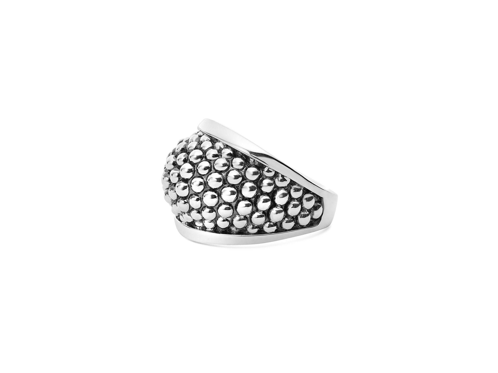 Sterling Caviar Domed Ring — Image 4
