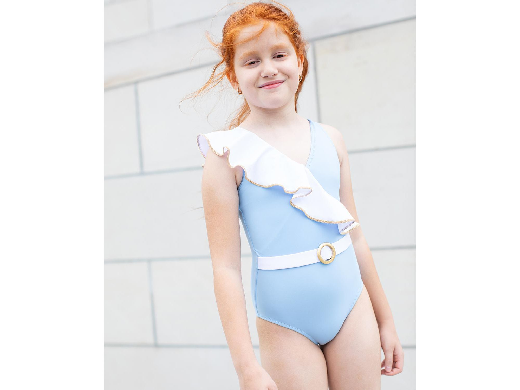 Girls' Rebecca One-Piece Swimsuit - Little Kid, Big Kid — Image 3
