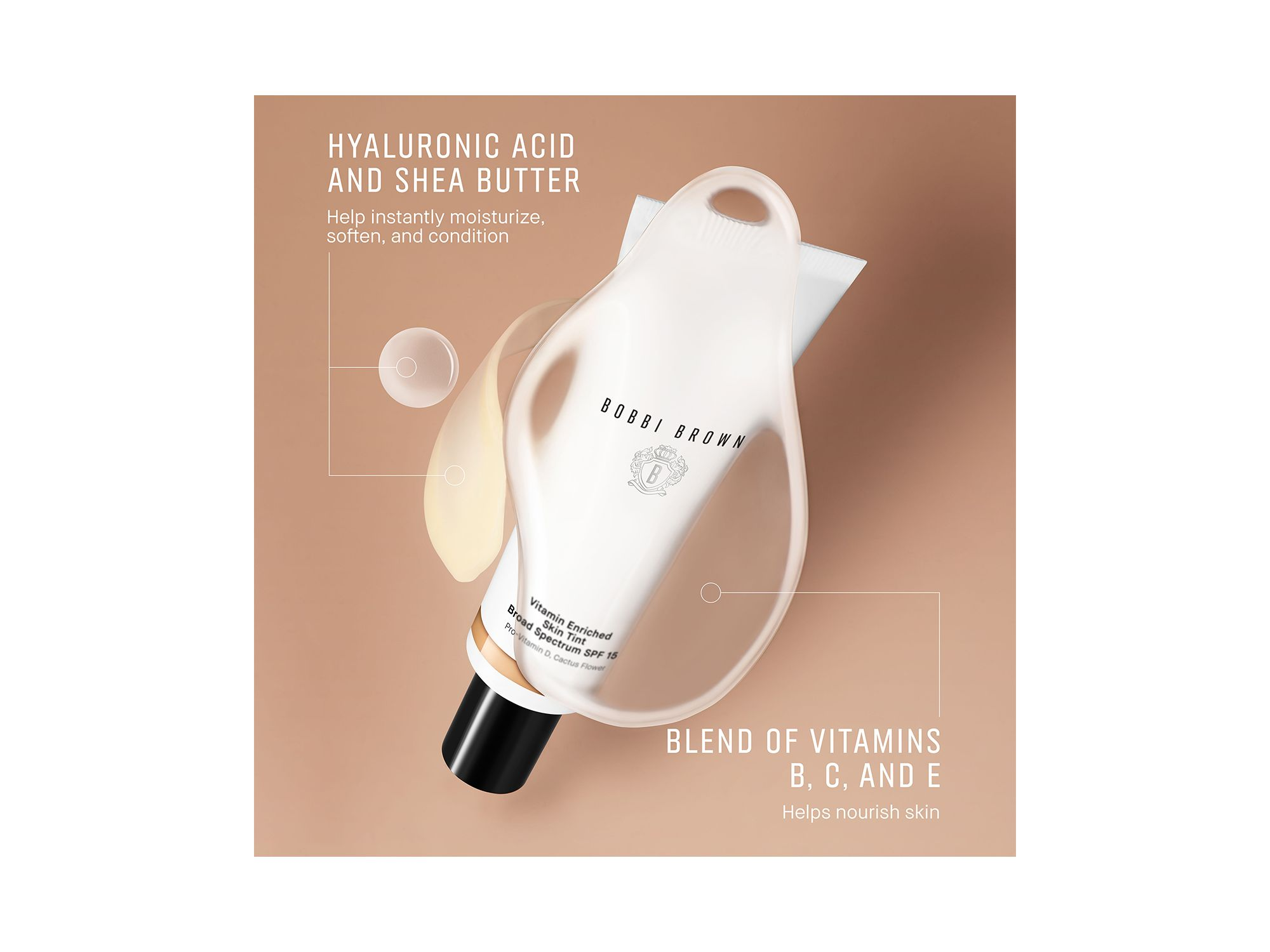 Vitamin Enriched Hydrating Skin Tint SPF 15 with Hyaluronic Acid 1.7oz — Image 7