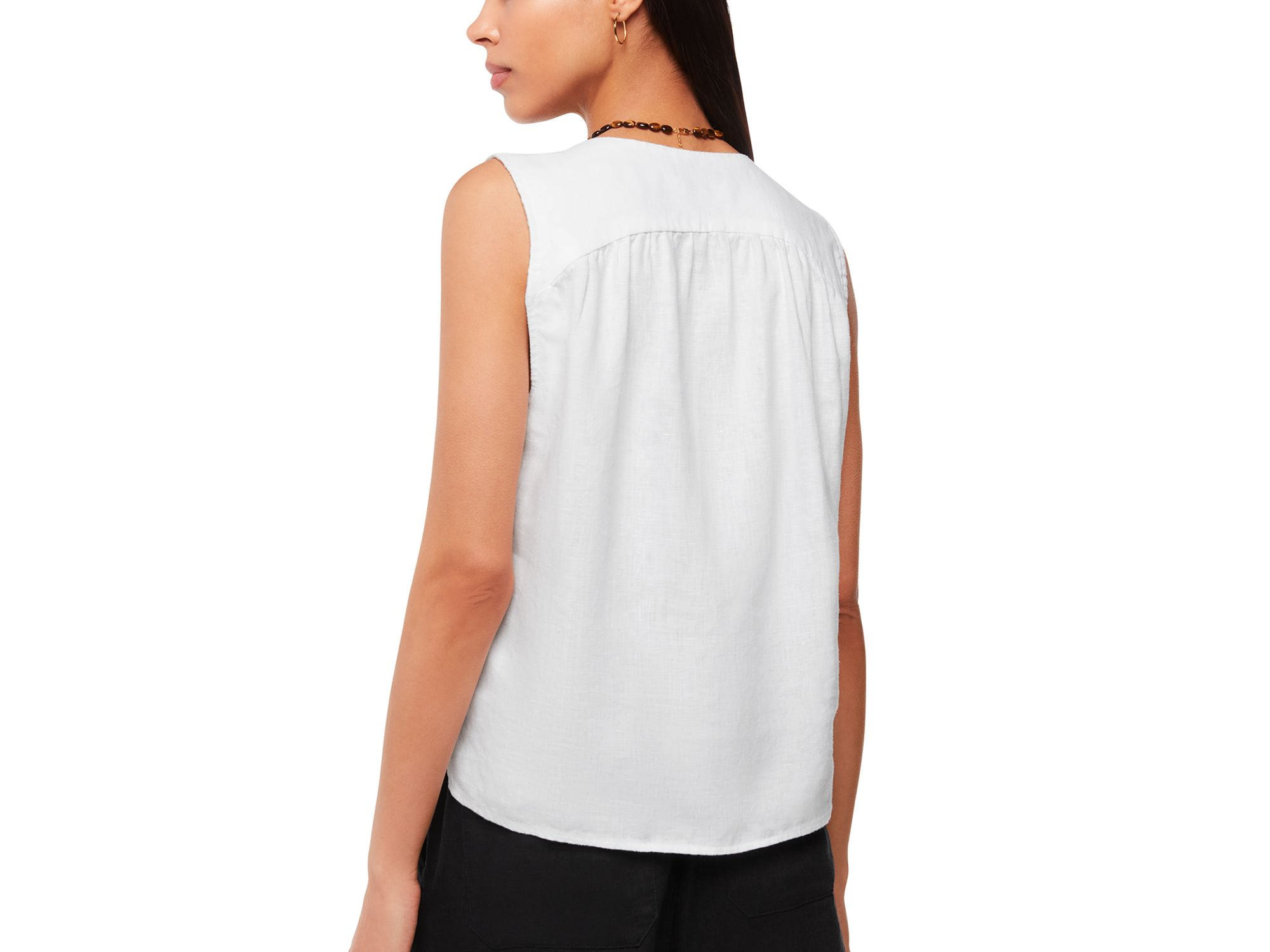 Laura Linen Tank Top — Image 4