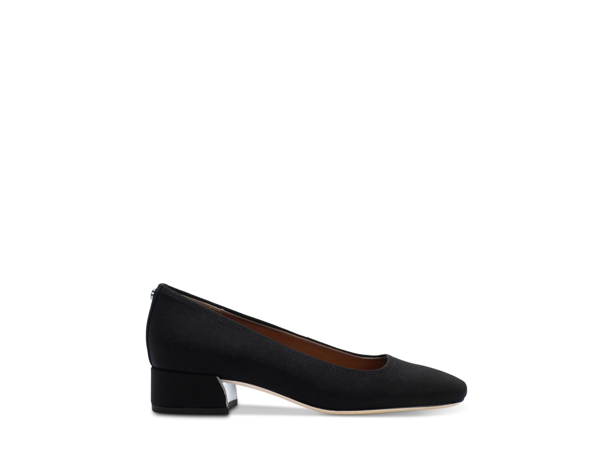 Women's Square Toe Block Heel Pumps — Image 4