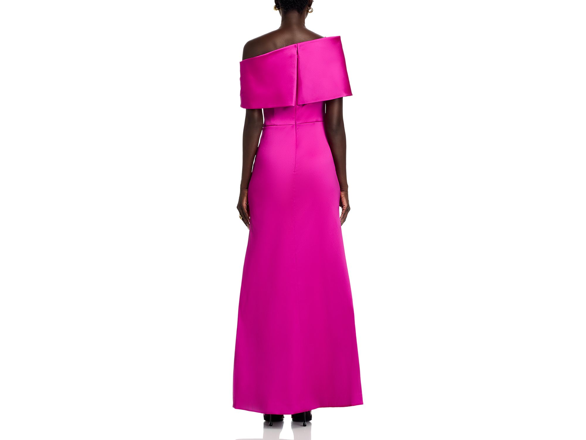 Mikado Asymmetric Gown — Image 5