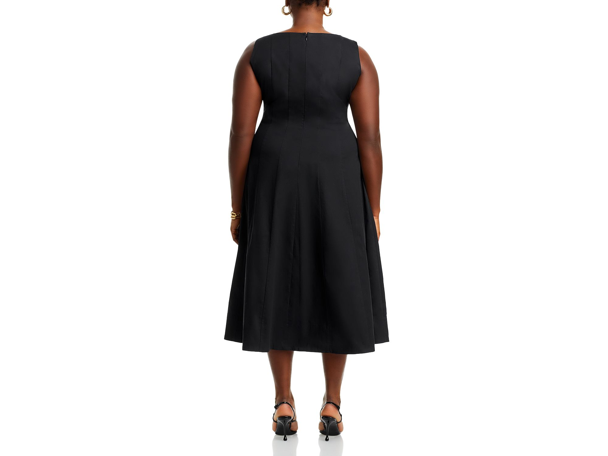 Paneled Midi Dress - Exclusive — Image 7