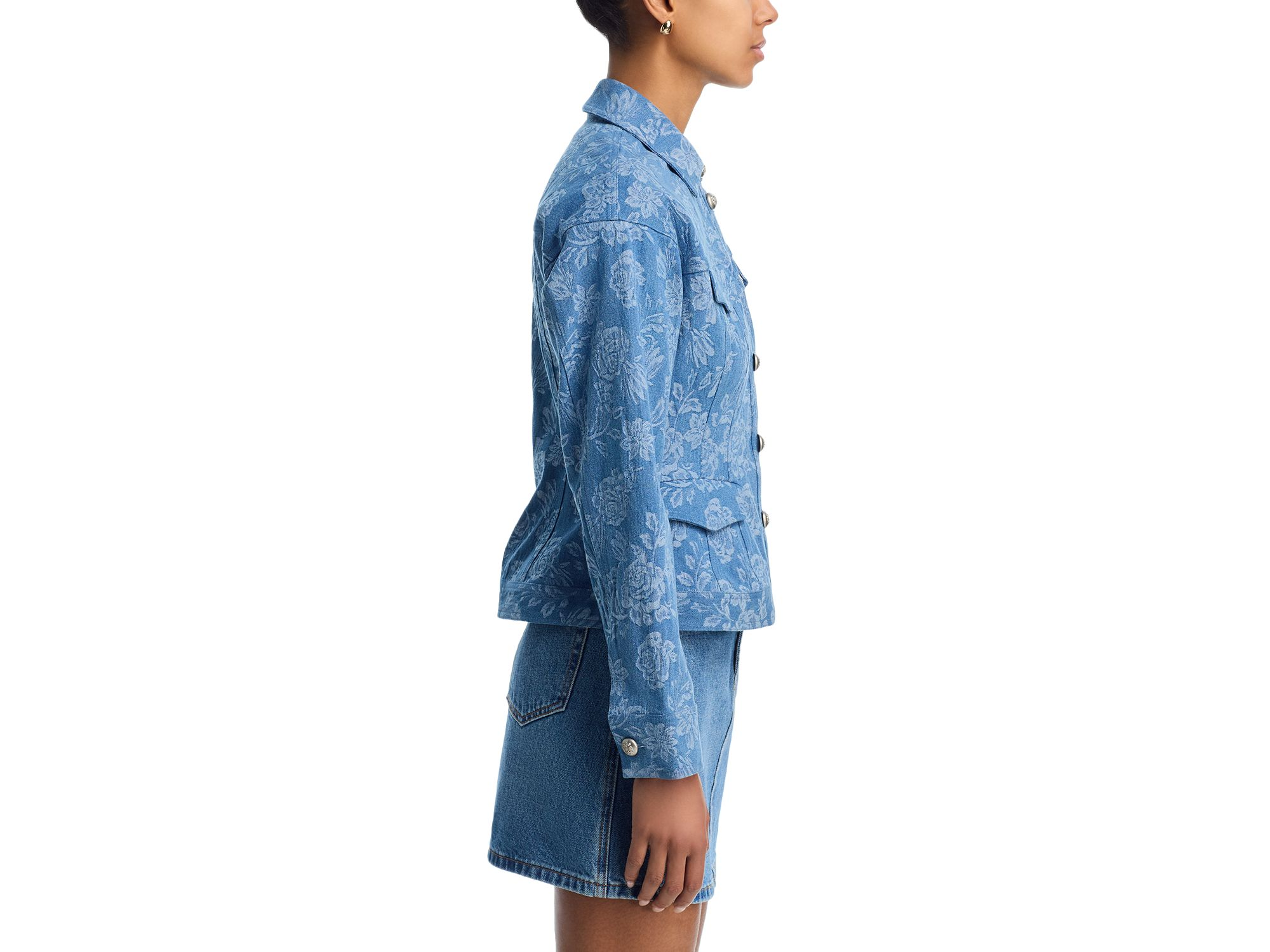 Denim Jacquard Jacket - Exclusive — Image 5